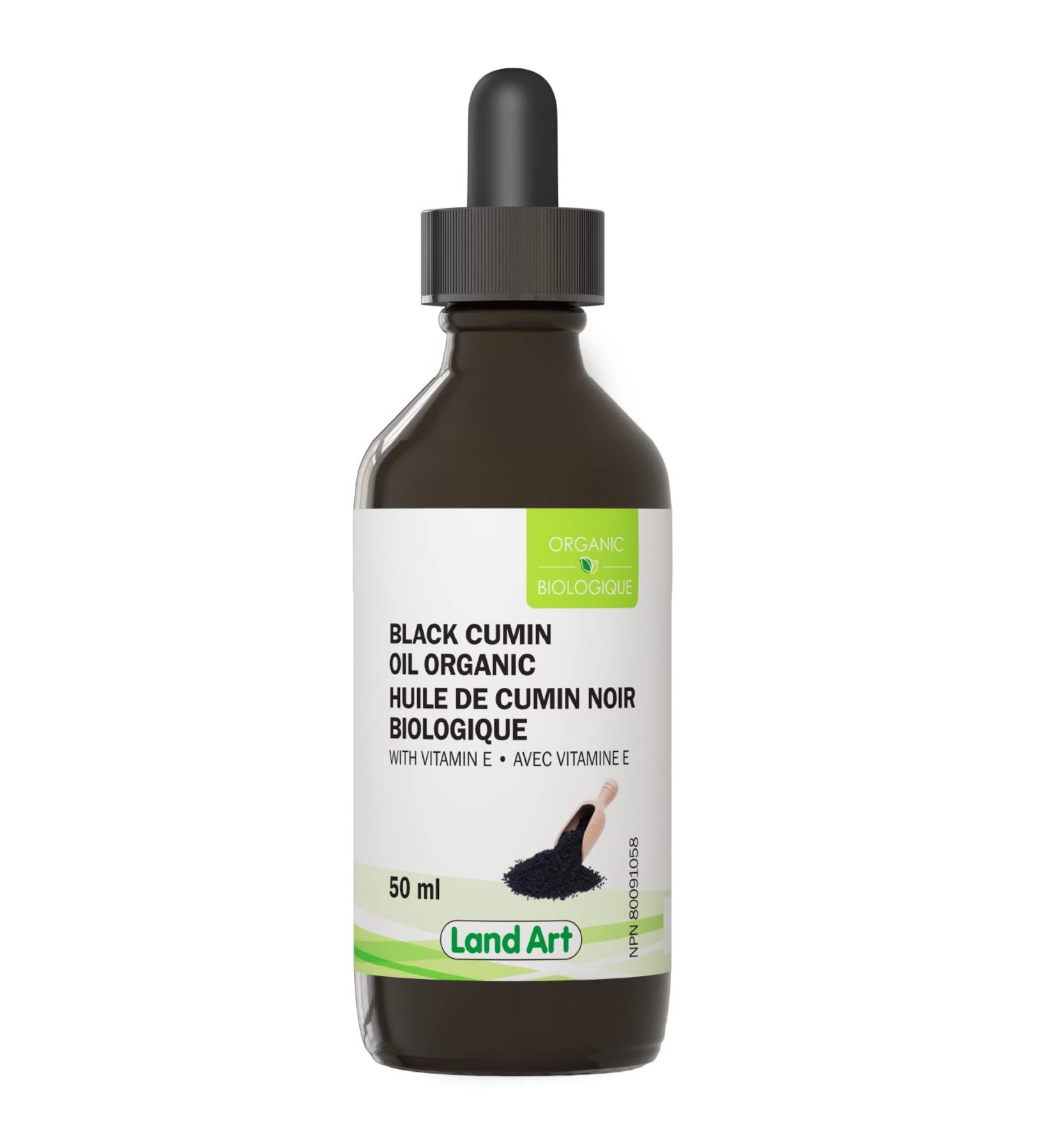 Organic Black Cumin Seed Oil - 50ml - For topical use - Cold Pressed - Vegan - Gluten Free - Made in Canada - Buy Online on SooperMarket.com