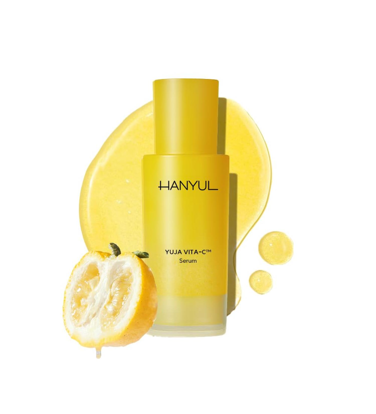 HANYUL Yuja Vitamin C Face Serum - Brightening & Firming Facial Treatment with Vitamin C Capsules | 1.01 fl. oz. - Shop Internationally - Buy Online on SooperMarket.com