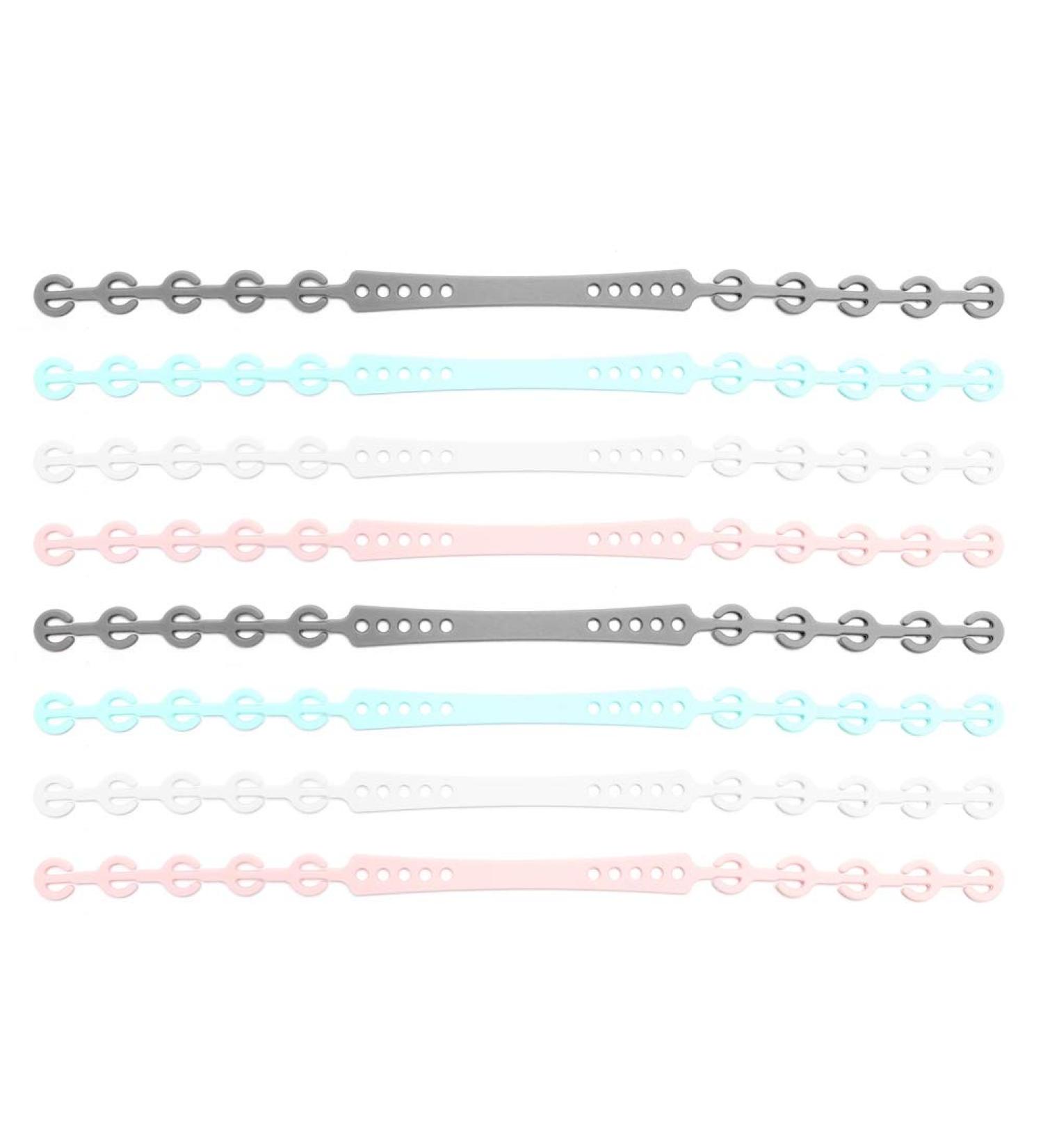Adjustable Silicone Mask Band Extension - 8PC Earsaver Anti-Gnawing Holder Hook for Ultimate Comfort - Buy Online on SooperMarket.com