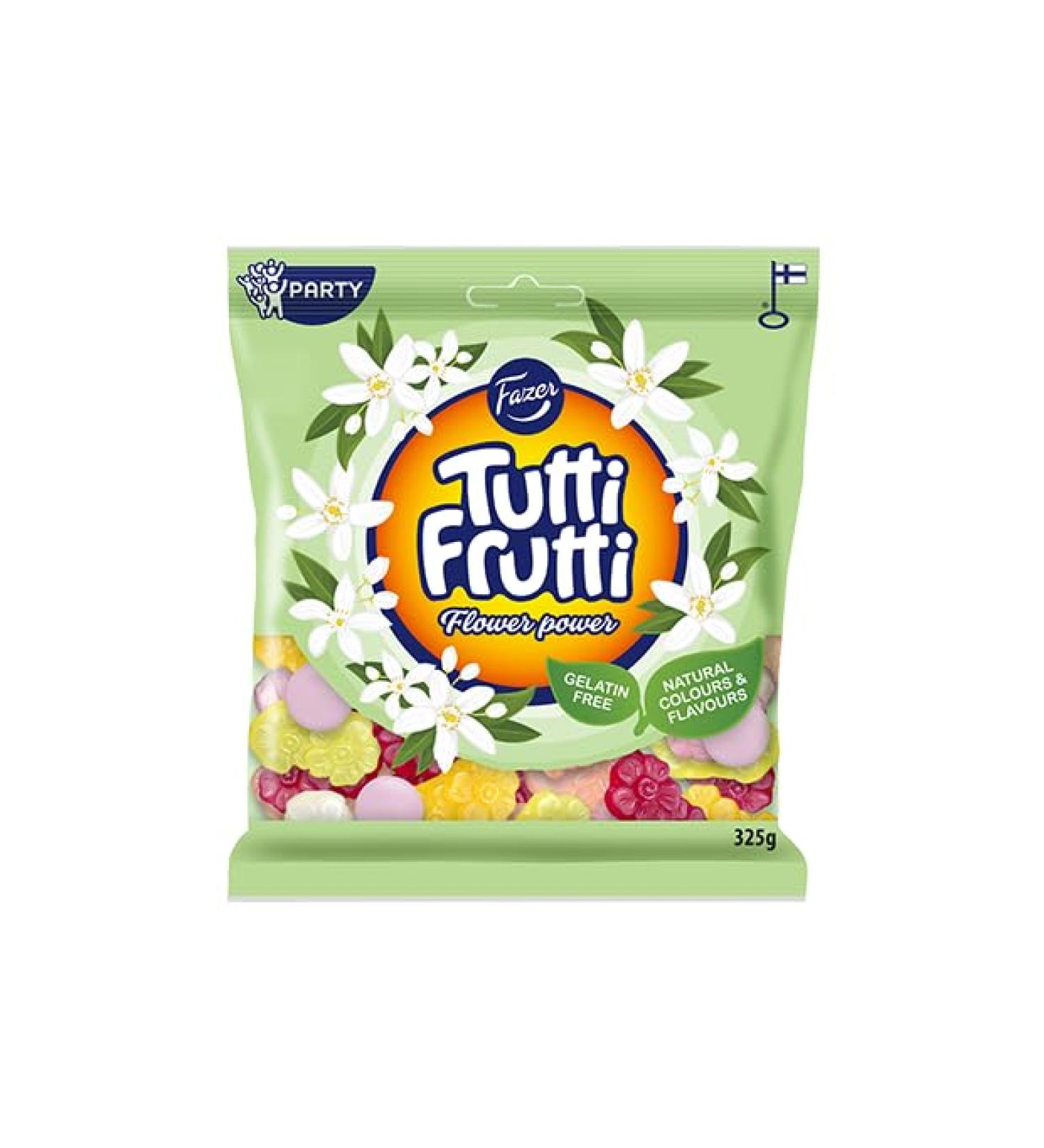 Fazer Tutti Frutti Flower Power Gummy Pack of 325g 11.5 oz