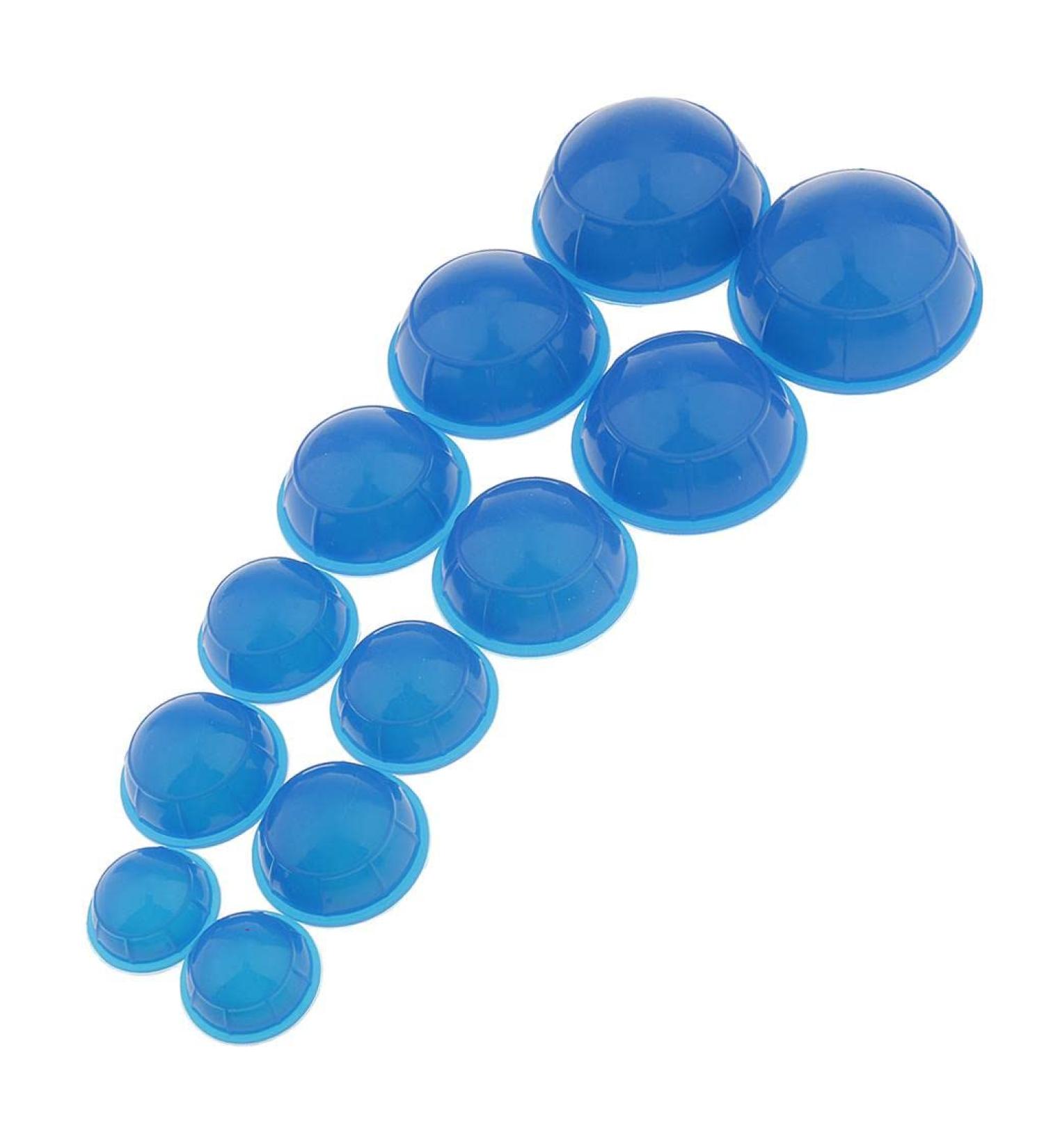 Sharplace 5x Silica Gel Cupping Set (12 Pack) - Face Anti-Cellulite Therapy for Global Shipping - Buy Online on SooperMarket.com