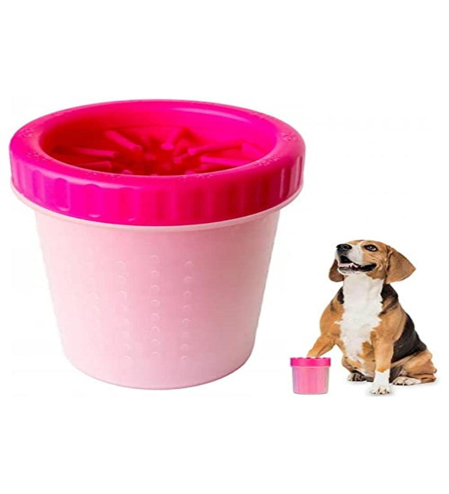 PARENCE. - Silicone Paw Cleaner for Dogs and Cats - Portable and Lightweight Cup - Silicone Brush for Cleaning Your Pets' Paws