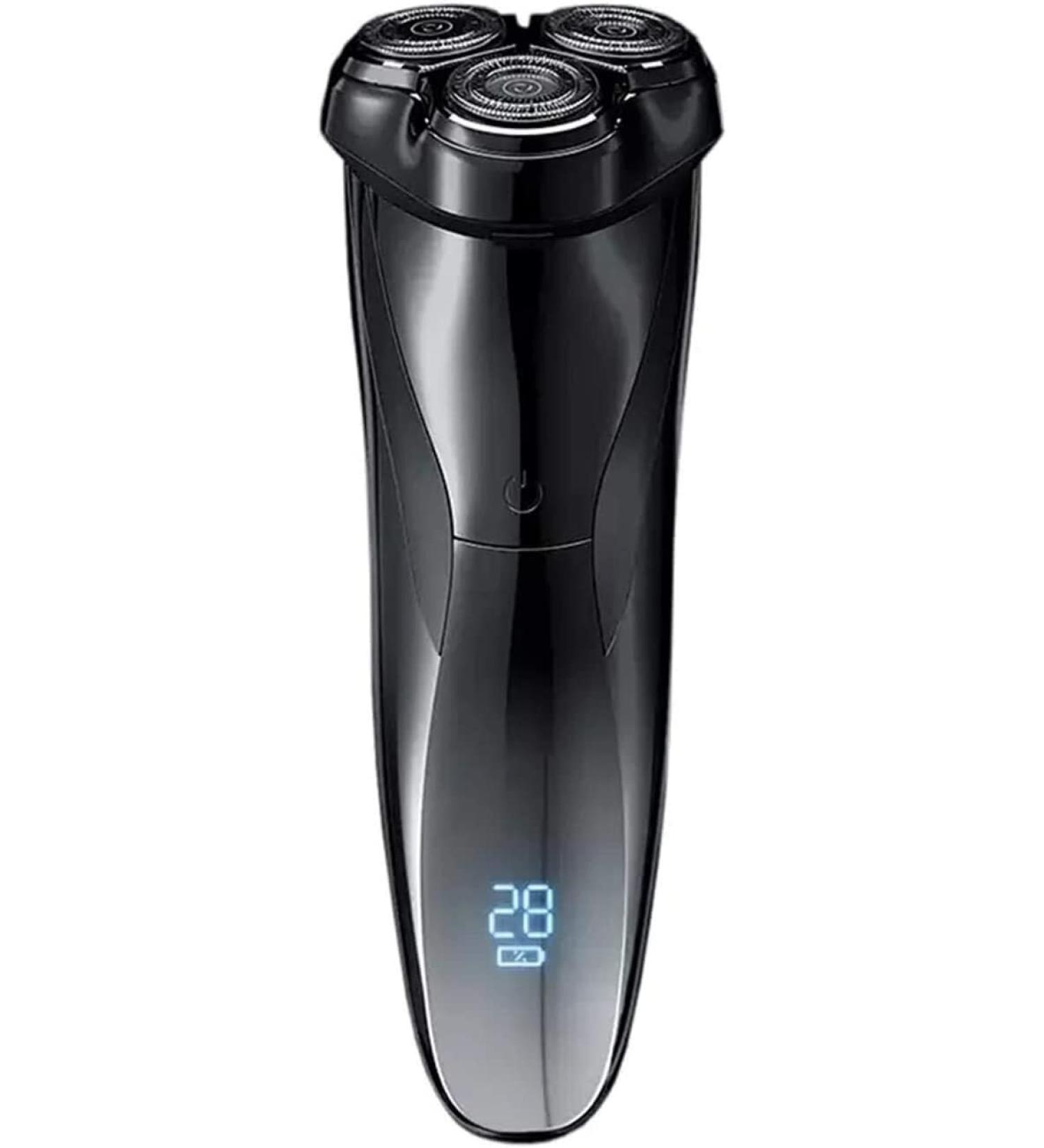 GeRRiT Electric Razor - Waterproof 3D Rechargeable Shaver for Men | Wet & Dry Rotary Shaving with Pop-up Trimmer & LED Display | 150 Mins Battery Life - Buy Online on SooperMarket.com