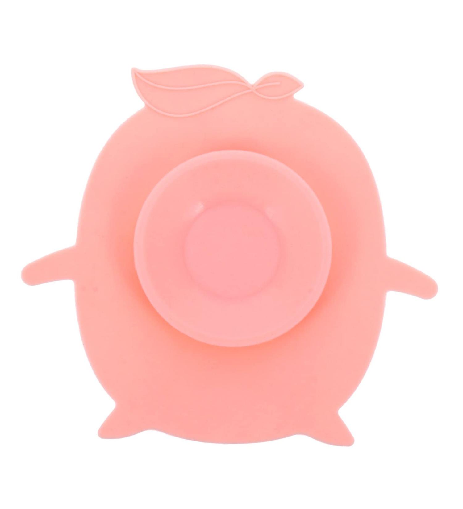 Hohopeti Suction Cup Mat - Kids Placemat for Toddlers and Babies - Pink 11.5X10.5cm - Buy Online on SooperMarket.com