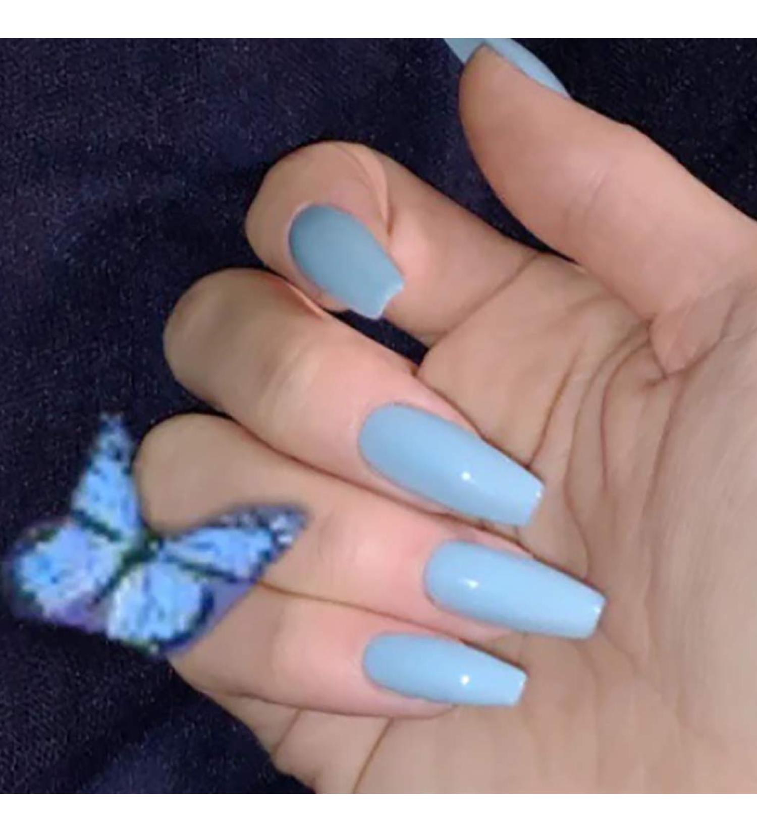 Brishow Salon Quality Artificial Nails - 24PCS Fake Nails for Women & Girls | International Shipping Available - Buy Online on SooperMarket.com