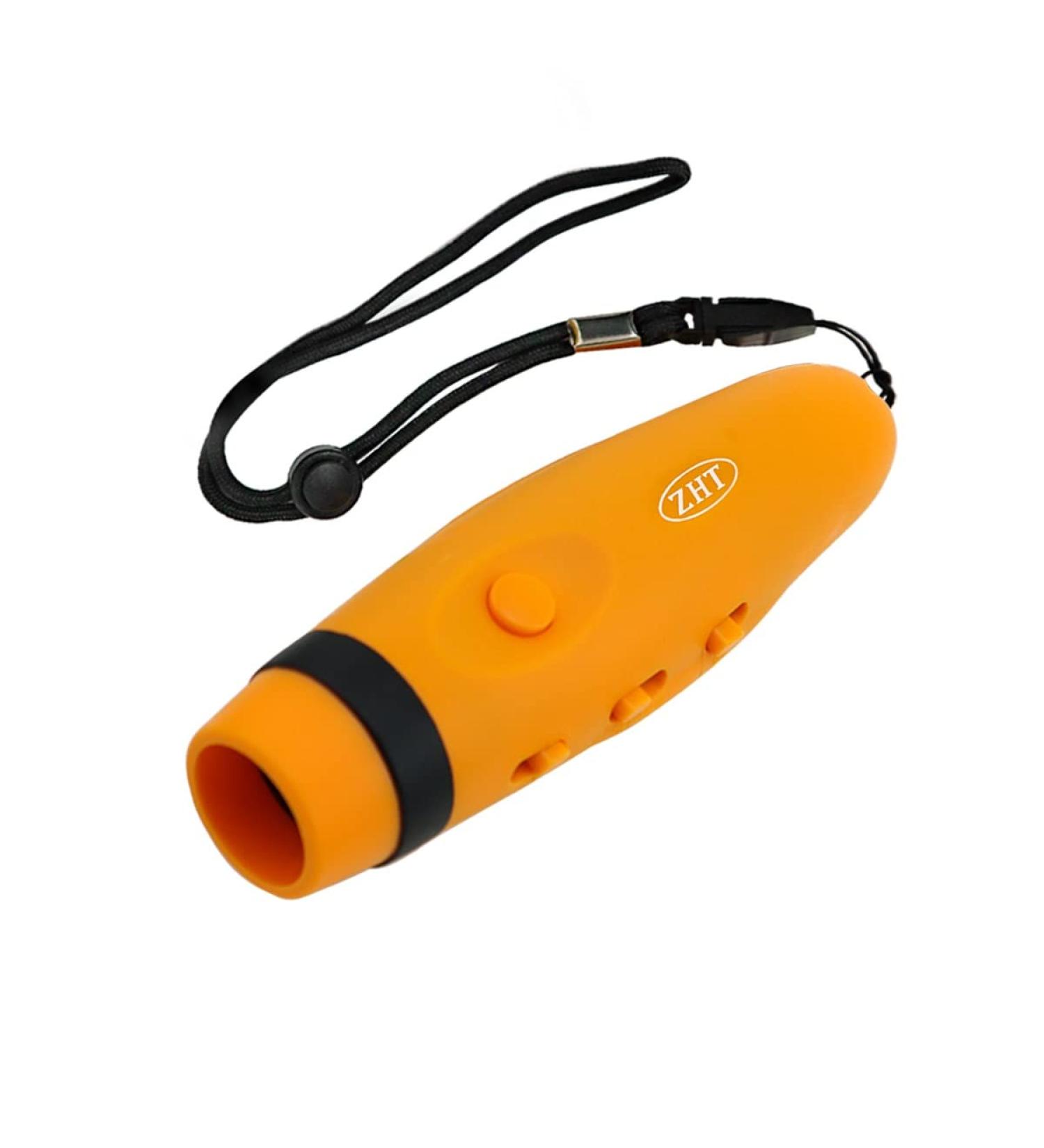 ZHT Electronic Whistle for Coaches, Referee, Teacher - 3 Tones, 3 Voice Levels - Rechargeable Hand Squeeze Whistle with Lanyard - Outdoor Sports, Camping, Safety, Pet Training - Yellow - Buy Online on SooperMarket.com