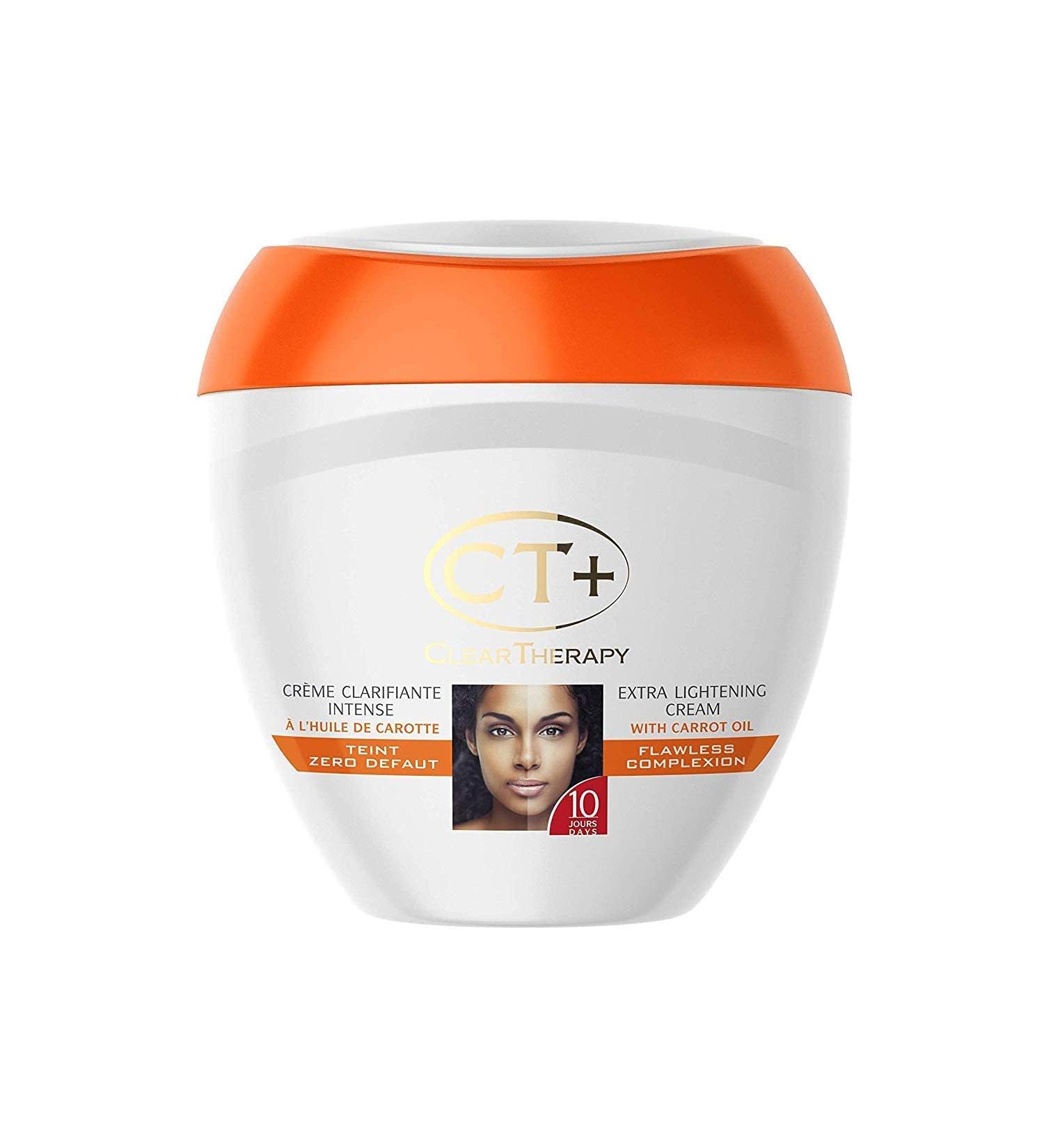 Clear Therapy Extra Lightening Cream with Carrot Oil 400ml - Brighten and Even Skin Tone - Buy Online on SooperMarket.com