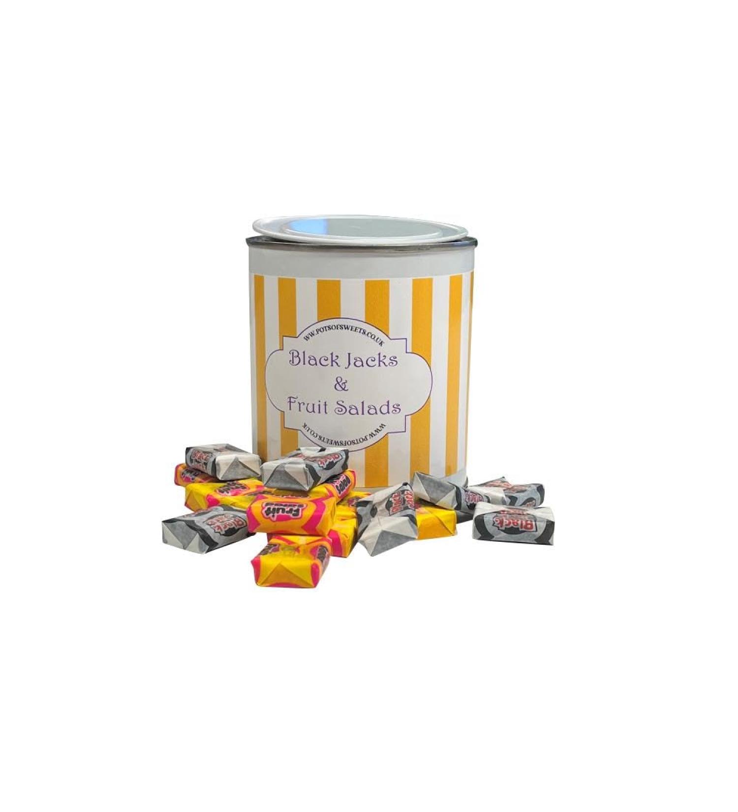 300g Paint Pot Tin of Black Jacks and Fruit Salads Sweets - Buy Online on SooperMarket.com