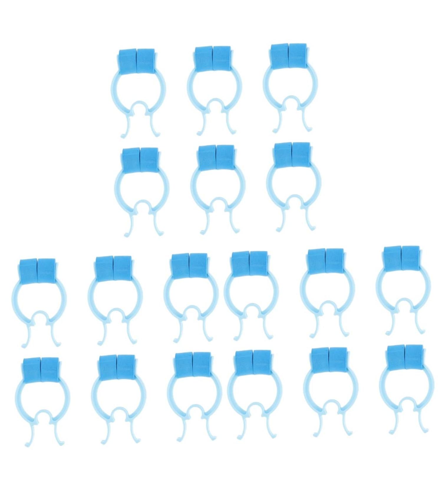 Healeved 36 Pcs Nose Correction Clip Set - Plastic Nasal Clips for Nosebleed Stoppage and Breathing Support - Sky-blue (3pcs) - 6.5x4cm (3pcs) - Buy Online on SooperMarket.com