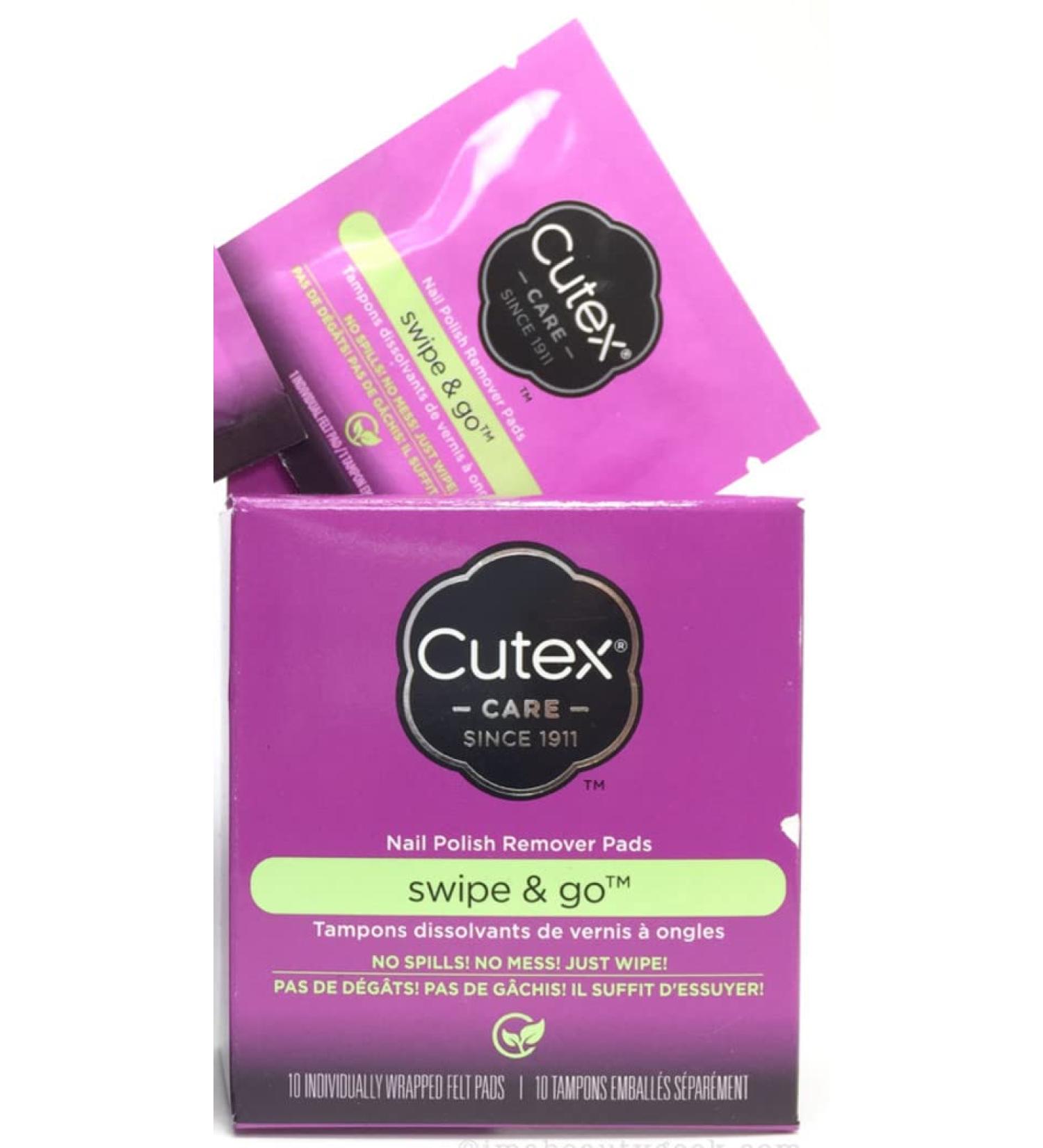 Cutex Swipe and Go Nail Polish Remover Pads - Pack of 2 | Convenient and Easy-to-Use - Buy Online on SooperMarket.com