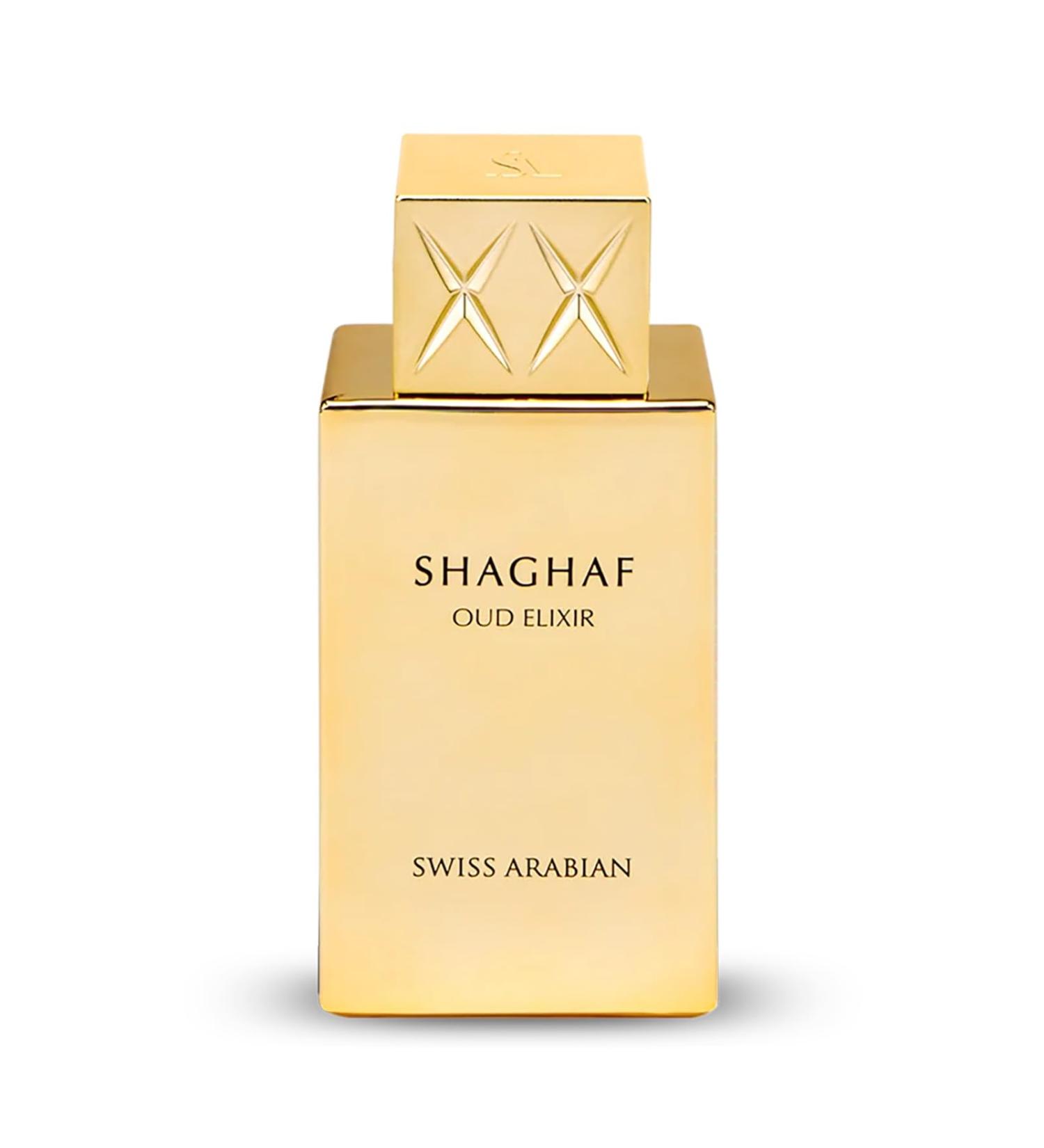 Swiss Arabian Shaghaf Oud Elixir Oud Gourmand Amber Fragrance - Notes of Saffron - Perfume for Women and Men - 2.5 oz EDP Spray - Buy Online on SooperMarket.com