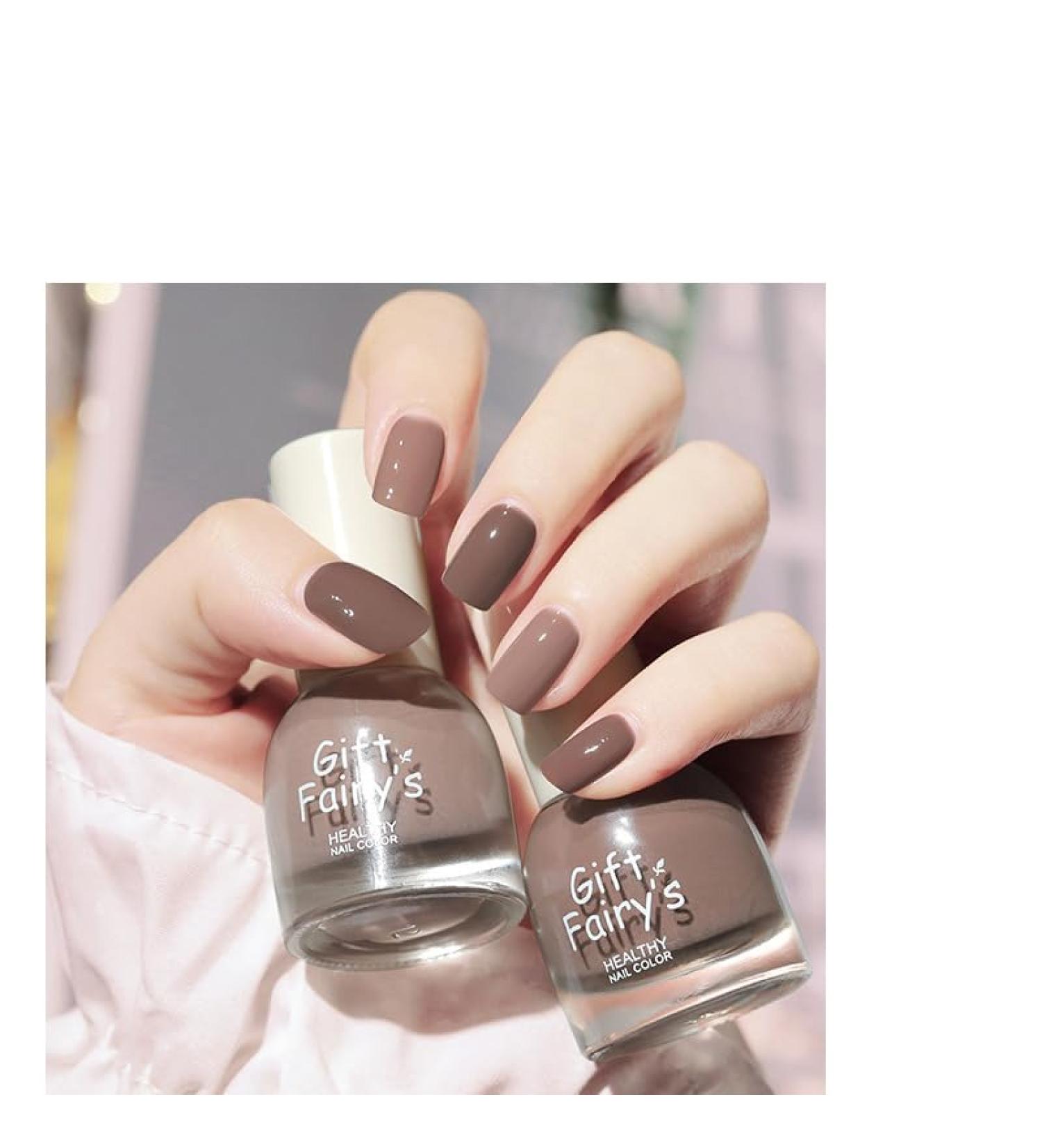 Gel Polish Quick Dry 2pc Nail Varnish Long Lasting Nail Polish Nail Polish Art Gel Polish Quick Dry Starter Diy For Women (004)