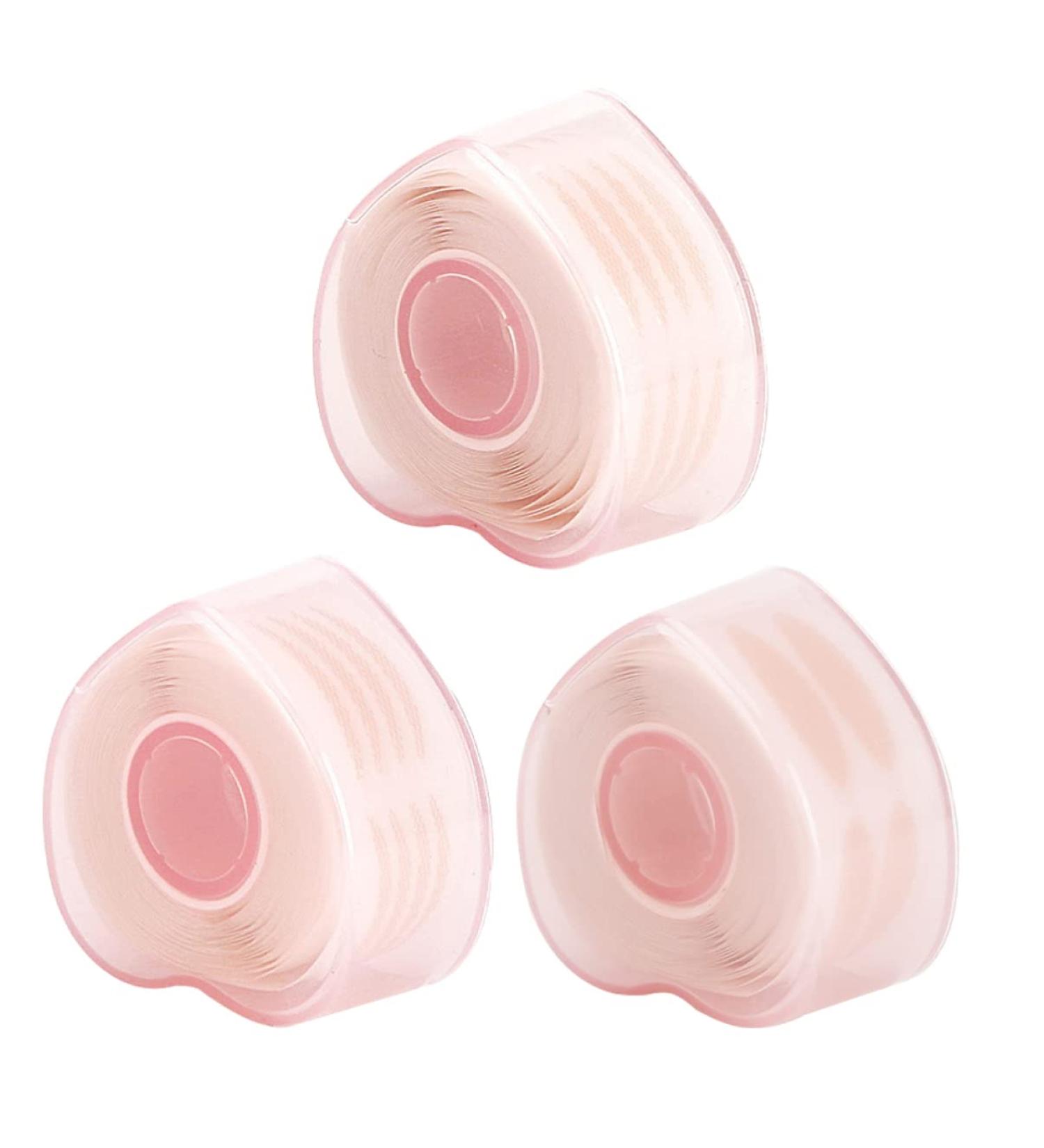 minkissy 3rolls Double Eyelid Sticker Double Eyelid Tape Tool Invisible Eyelid Stickers Eye Strip Sticker Eyeliner Tape Big Eye Tools Self- Adhesive Eye Tapes Clear Tape Reel Miss Lace Eyes - Buy Online on SooperMarket.com