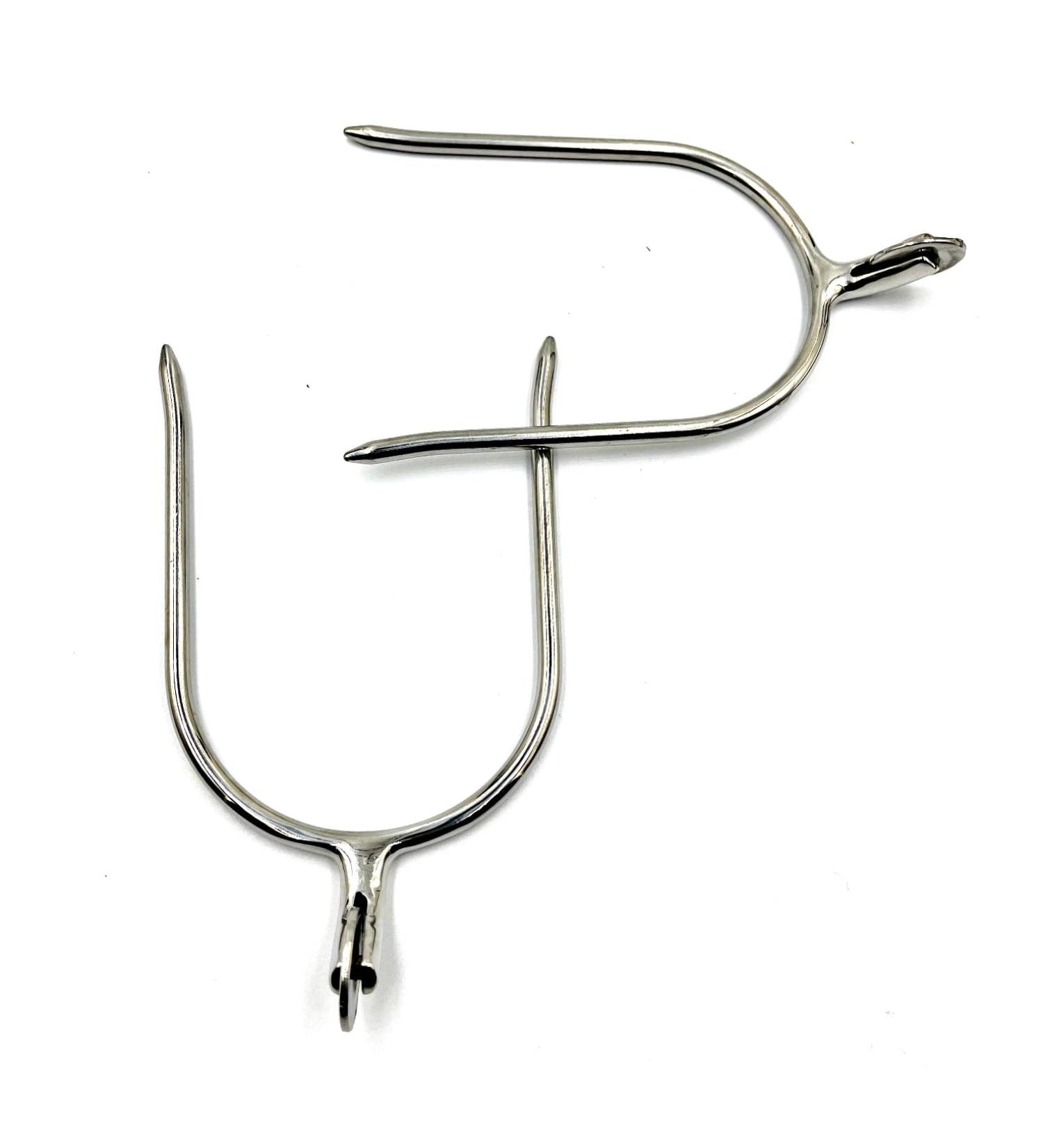 High-Quality Stainless Steel Wheel Spores | International Shipping | Men 30 Plug-In Spores Ball Swan Neck Hammer & Riffels Spores - Buy Online on SooperMarket.com