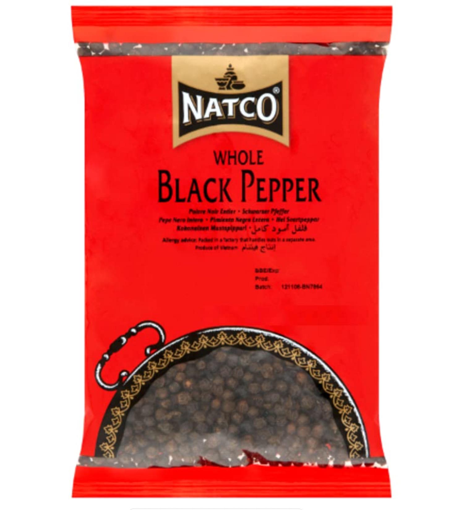 Natco Whole Black Pepper 100g