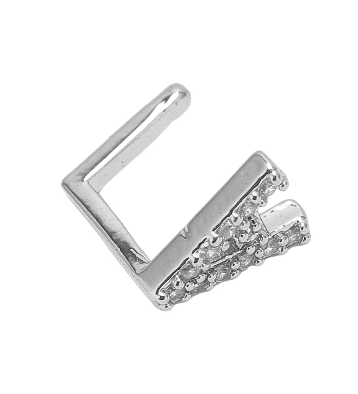 Capital Letter A Single Hip Hop False Tooth Halloween Festival Hip Hop Tooth Decoration Accessory (Silver Color) - Buy Online on SooperMarket.com