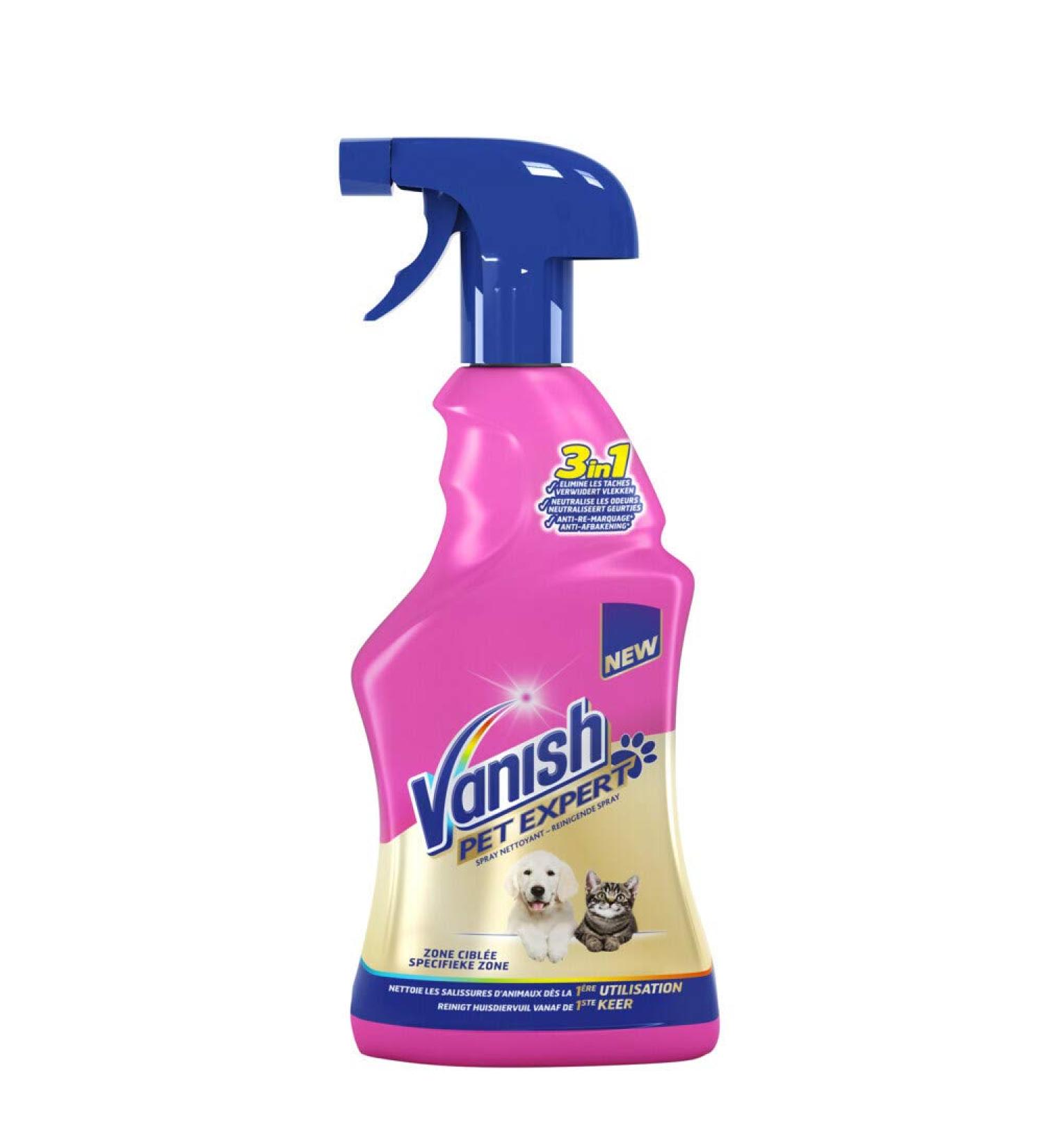 Vanish Pet Expert Spray 500 ml 1.50L (500ml x 3) Pink - Buy Online on SooperMarket.com