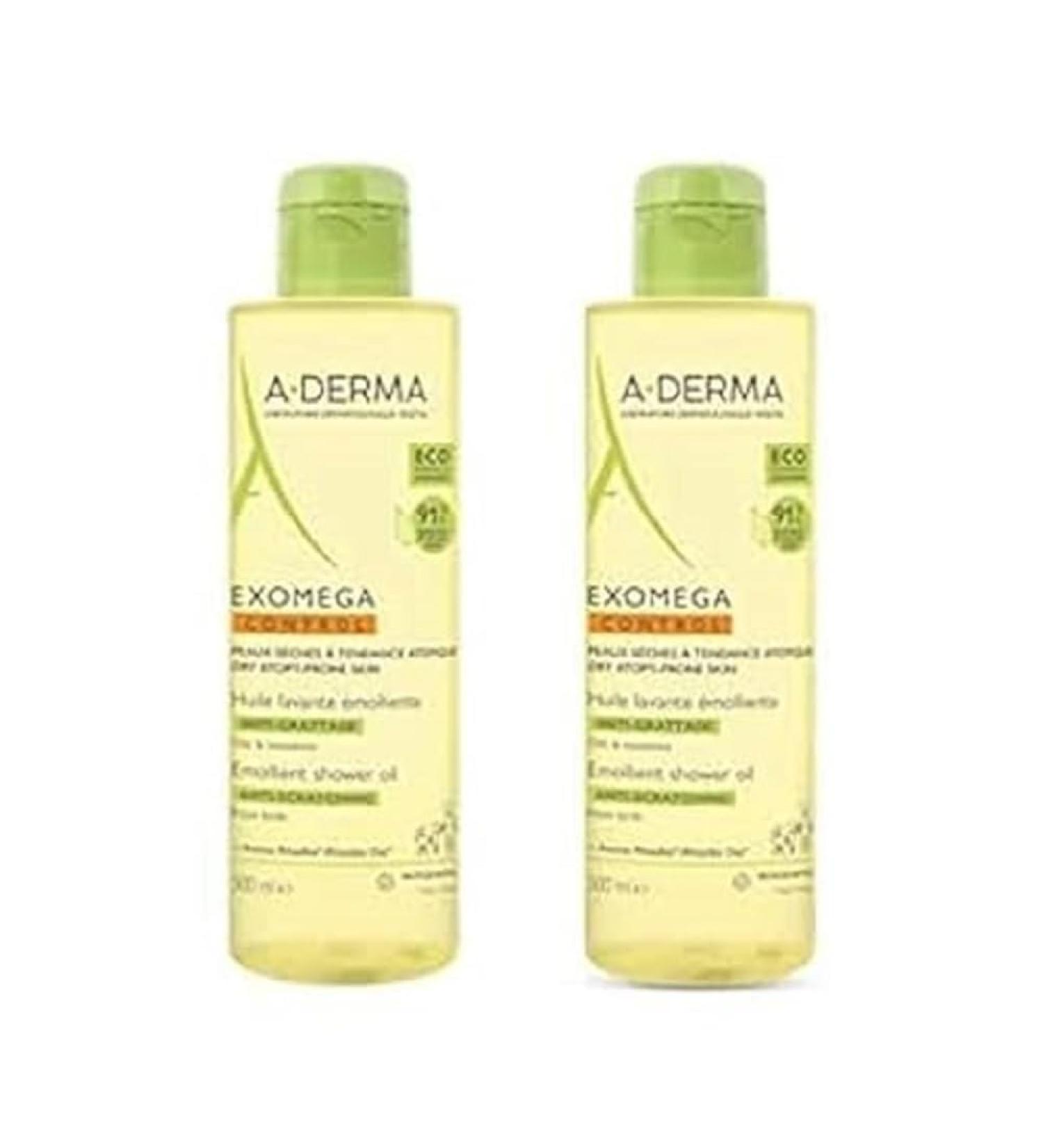Aderma Exomega Acite Ducha 500ml Duplo