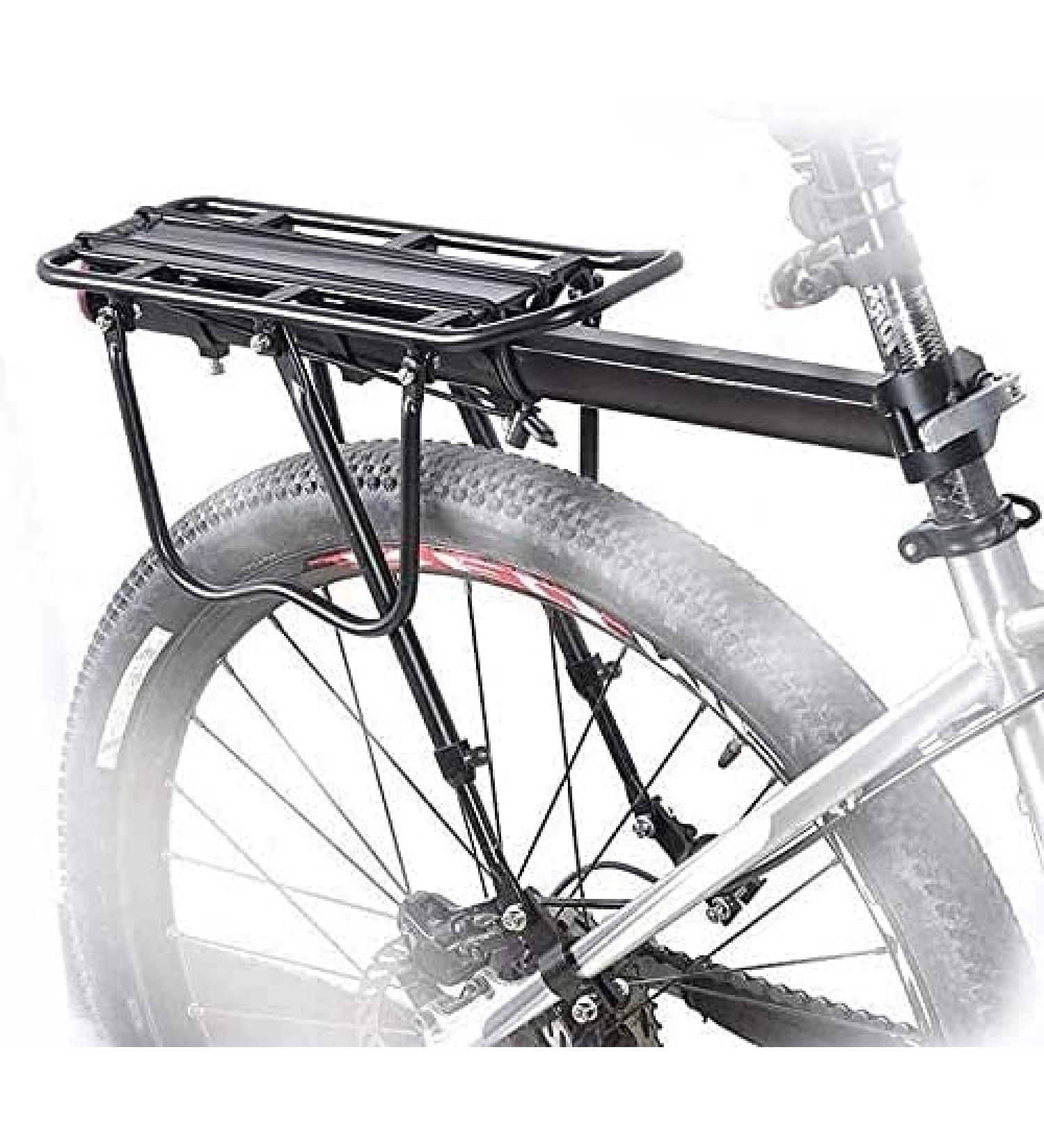 COMINGFIT Adjustable Bike Luggage Cargo Rack - 110 Lbs Capacity | Universal Bicycle Carrier Stand for Equipment and Accessories - Buy Online on SooperMarket.com