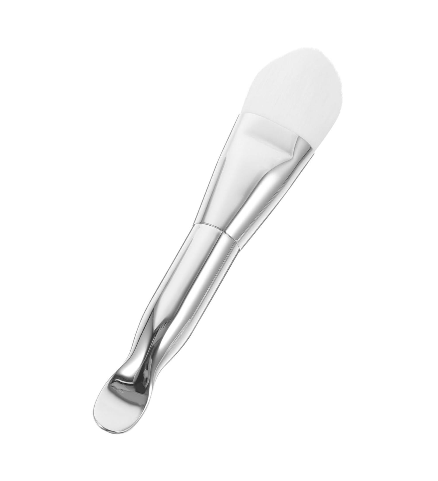 FOMIYES Double-headed Facial Treatment Brush Facial Mask Brush Skin Care Tool Facial Mask Applicator Facial Mud Mask Brush Mask Spoon Women Mud Mask Brush Mud Mask Applicator Cream Spoon 13.70X2.50X1.50CM Silver - Buy Online on SooperMarket.com