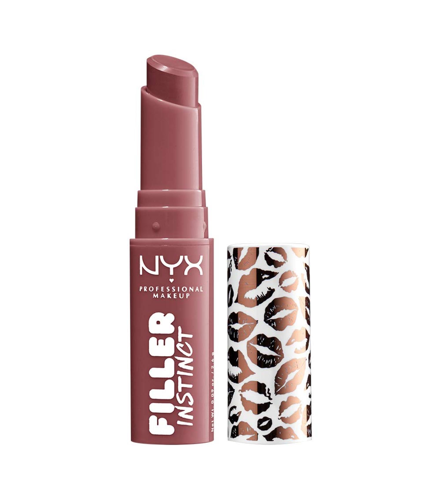 NYX Filler Instinct Plumping Lip Color Lip Balm in Sugar Pie Mauve Pink Purple - Buy Online on SooperMarket.com