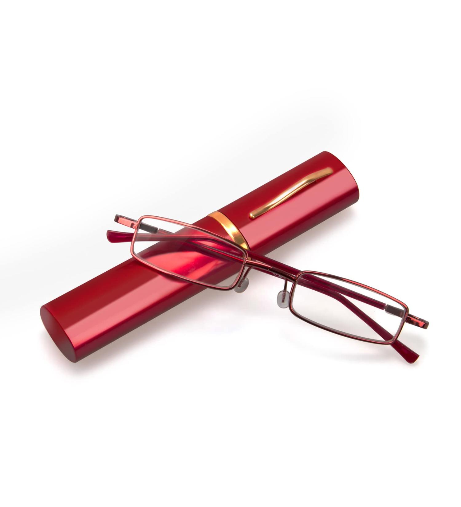 Kokobin Flexible Metal Reading Glasses | Unisex +3.5 Diopters | Feather-Hinge Design & Case | International Shipping Available - Buy Online on SooperMarket.com