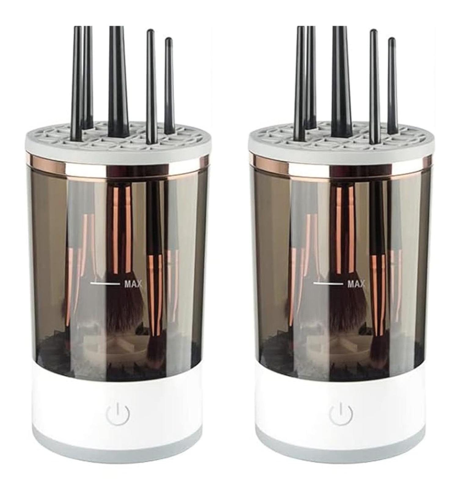 carrub 2Piece Electric Makeup Brush Cleaner Automatic Cosmetic Brush for All Size Beauty Makeup Brushes Set - Buy Online on SooperMarket.com