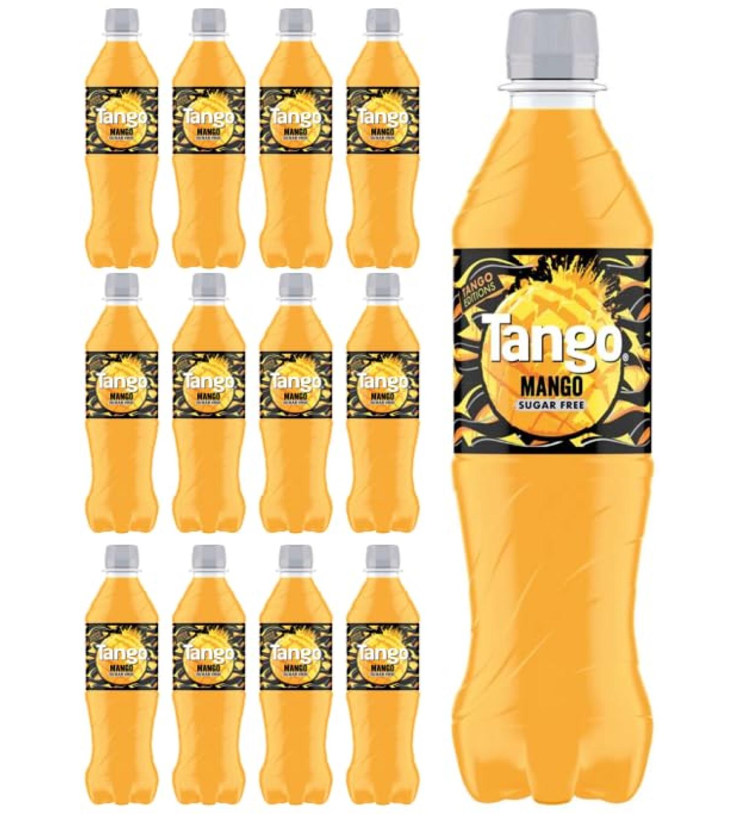 Tango Mango Sugar Free Bottle 500ml - Pack of 12