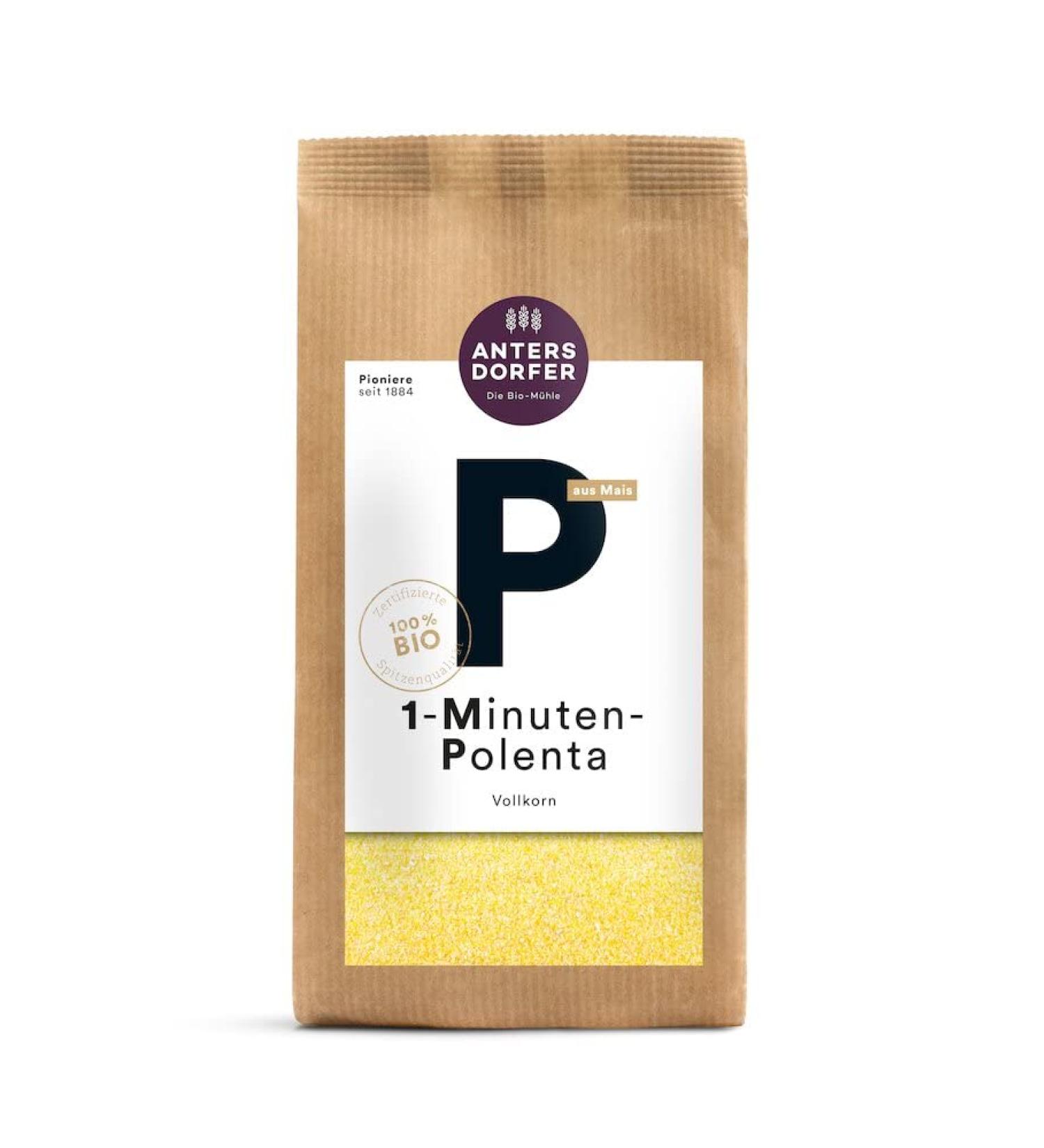 Antersdorfer - The Organic Mill Organic 1-Minute Polenta Whole Grain (6 x 500 gr)