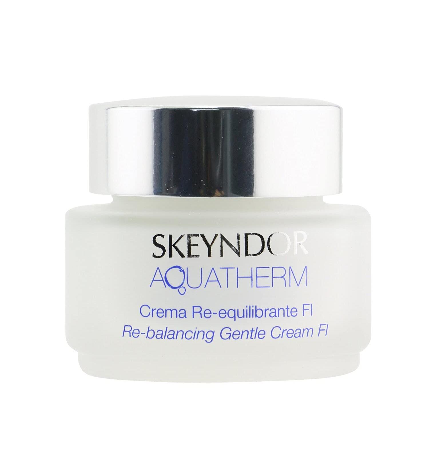Skeyndor Aquatherm Rebalancing Gentle Facial Cream - 50 ml | Soothing Hydration for Sensitive Skin - International Shipping Available - Buy Online on SooperMarket.com