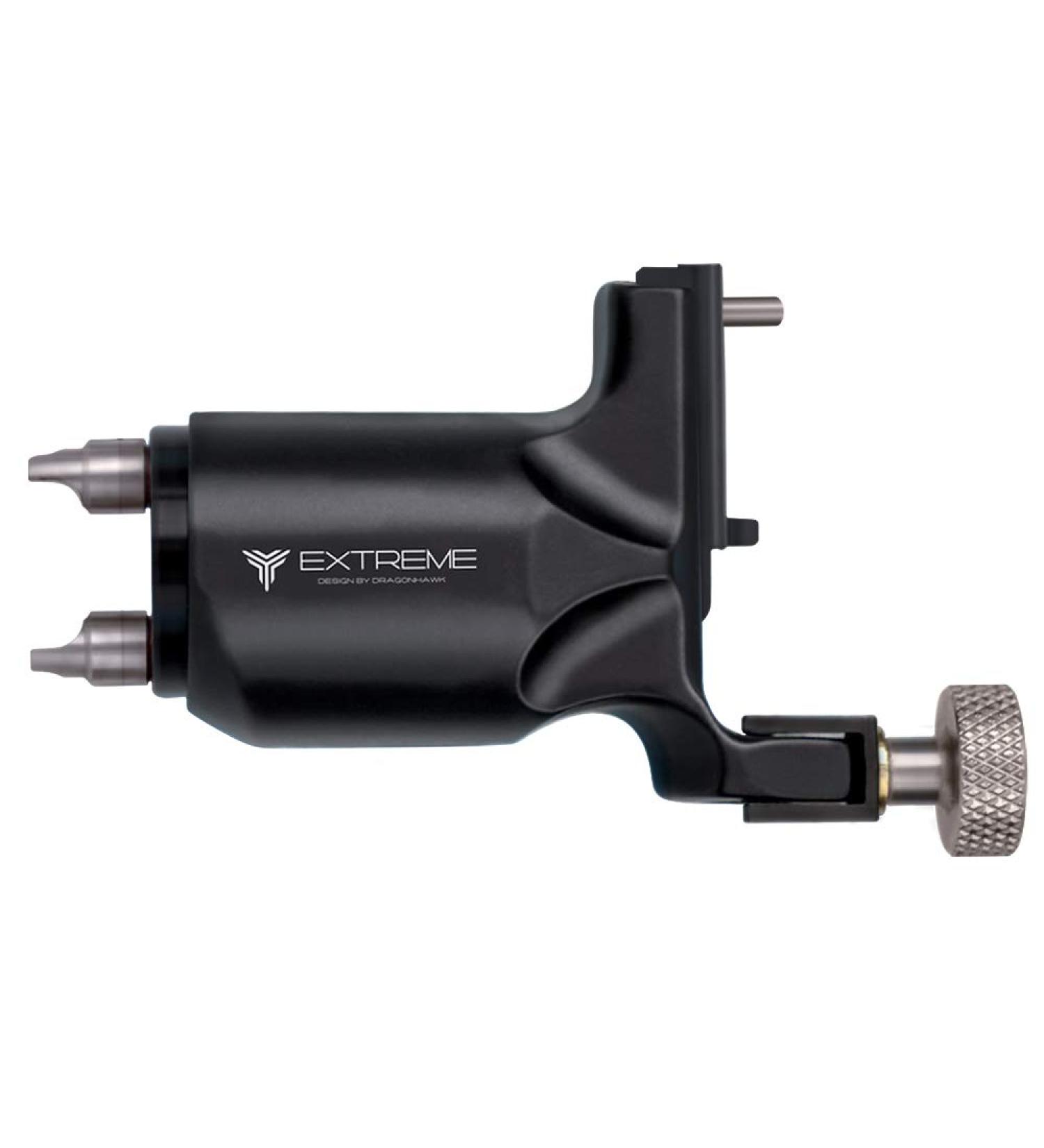 Dragonhawk Extreme Rotary Tattoo Machine - Carbon Steel Tattoo Gun for Artists (Black) - Buy Online on SooperMarket.com