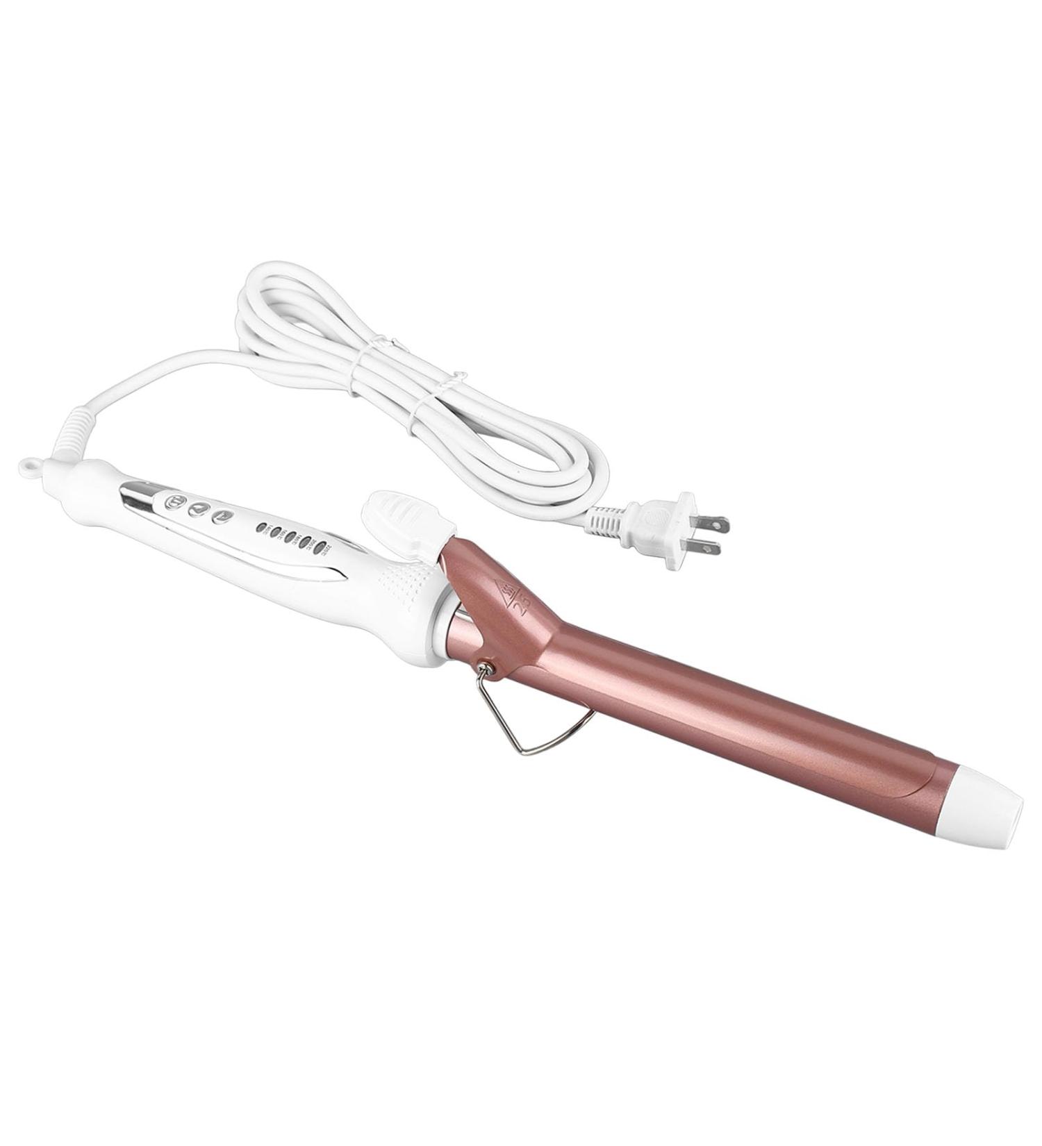 Rosvola Hair Curling Wand Adjustable Temperature Curling Iron Portable Multifunctional for Home Travel (Rose Gold) - Buy Online on SooperMarket.com