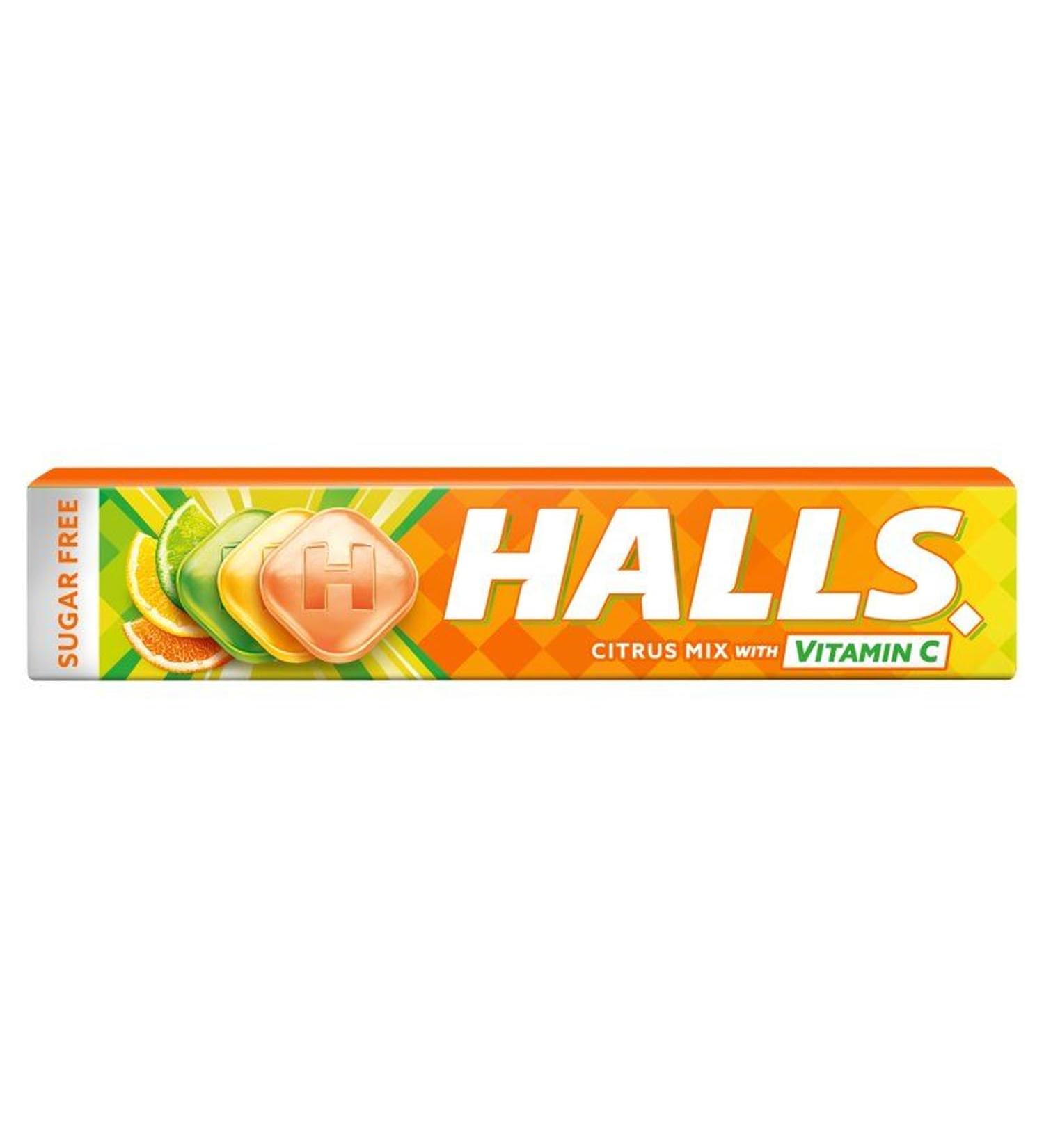 Halls Mentholyptus Citrus Sugar Free Stick Pack std (Pack of 20) - Buy Online on SooperMarket.com