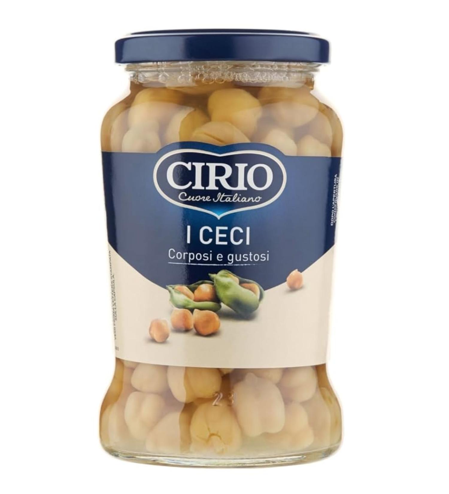 Cirio Chickpeas (Ceci Vaso Vetro) 370g - Pack of 3