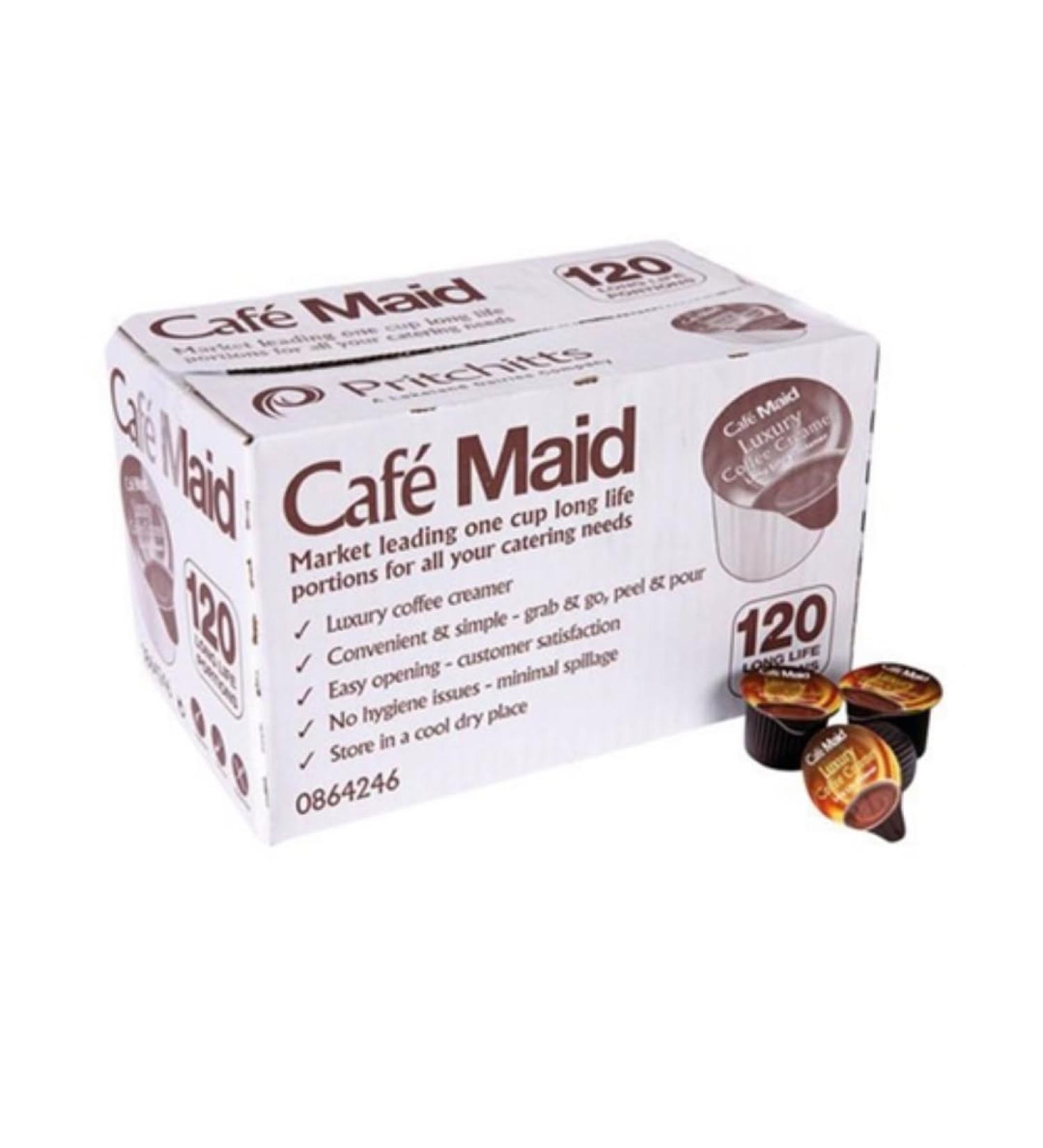 Cafe Maid Luxury Coffee Creamer Pots 12ml (Pack of 120)