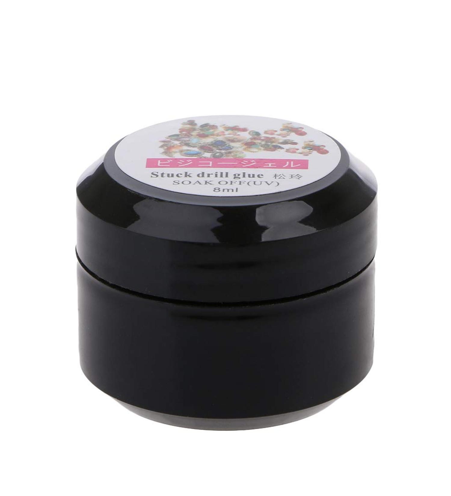 GUMEI Rhinestones Nail Art Glue Gel 8ml - Strong Adhesive for Gems & Jewelry Decor - Buy Online on SooperMarket.com