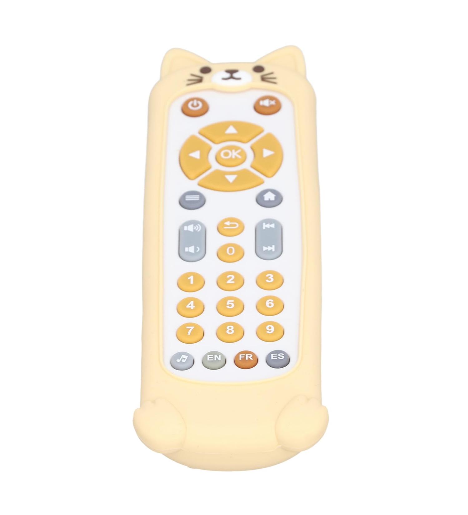 Buy Simulation Baby Remote Control Toys - Educational Musical Toddler TV Remotes for Learning | Cat Cover & White Design - Buy Online on SooperMarket.com