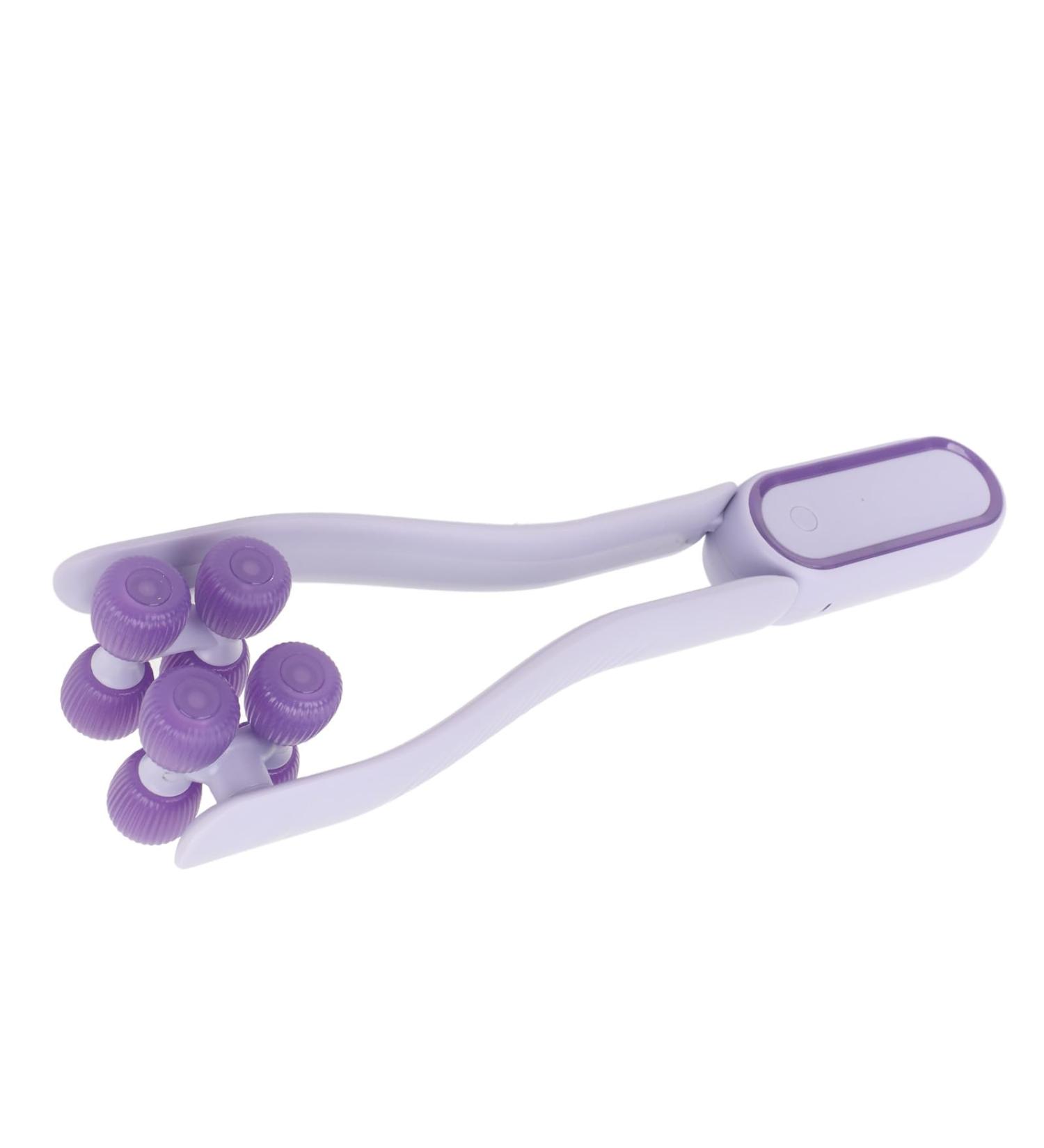 V Face Roller Massager - Face Lifting & Tightening Tool for Double Chin & Wrinkles - Manual Purple Beauty Device for Home Use - Buy Online on SooperMarket.com