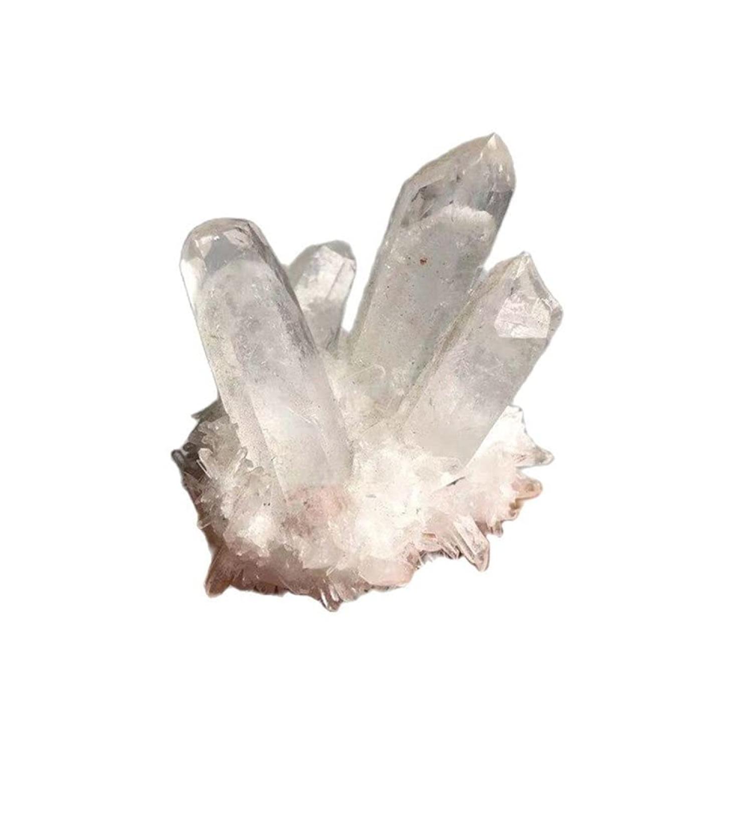 Balance Natural White Clear Crystal Cluster Quartz Crystal Health Reiki Stone Raw Point Specimen Home Decor Raw Crystal Lucky Stone Raw Stones and Minerals FUZEGRDLI - Buy Online on SooperMarket.com