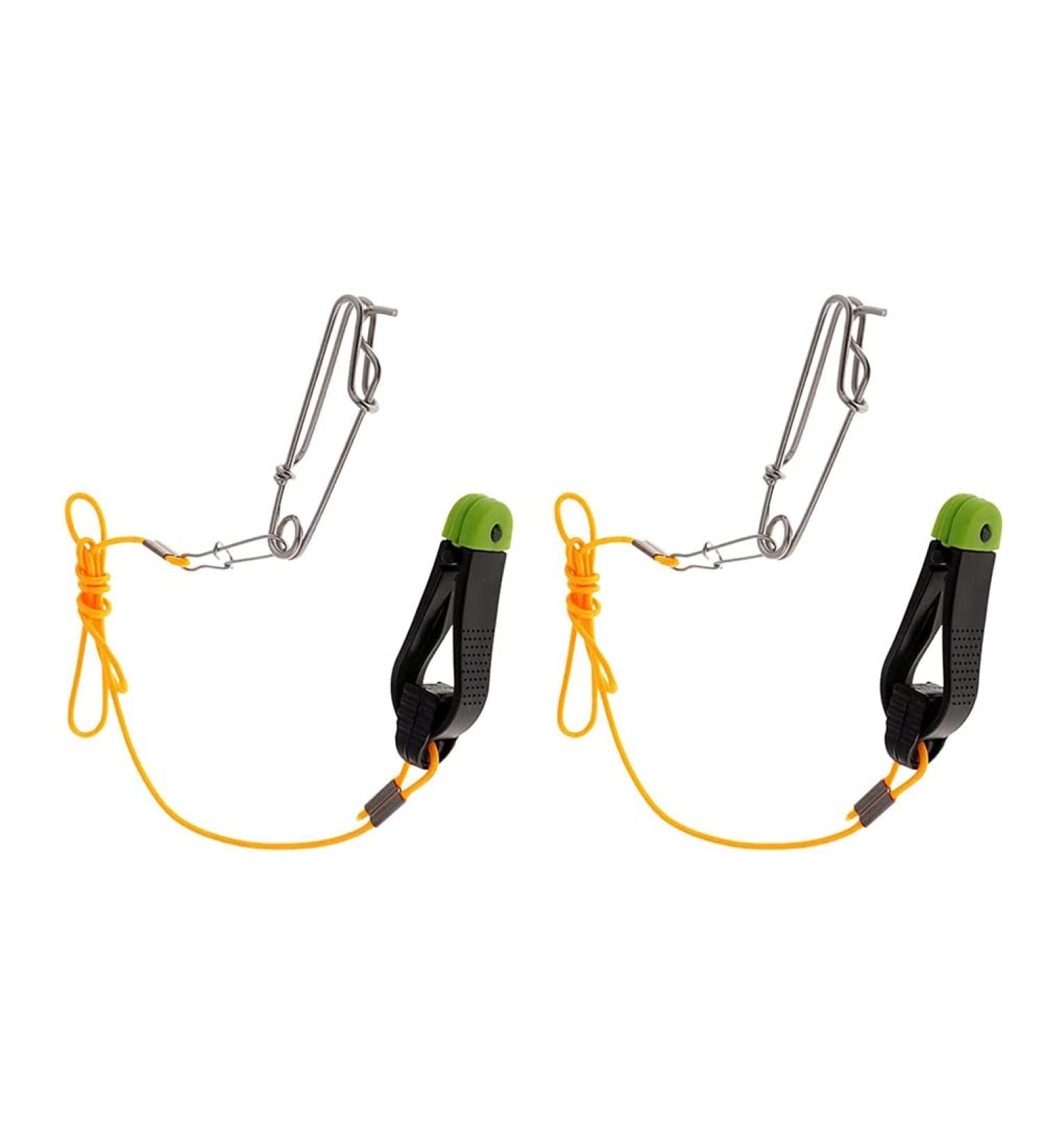 OUHUAN 2pcs Plus Line Release - 17 Downrigger Release Stacker Fishing Leaders with Longline Clips Snap for International Shipping - Buy Online on SooperMarket.com