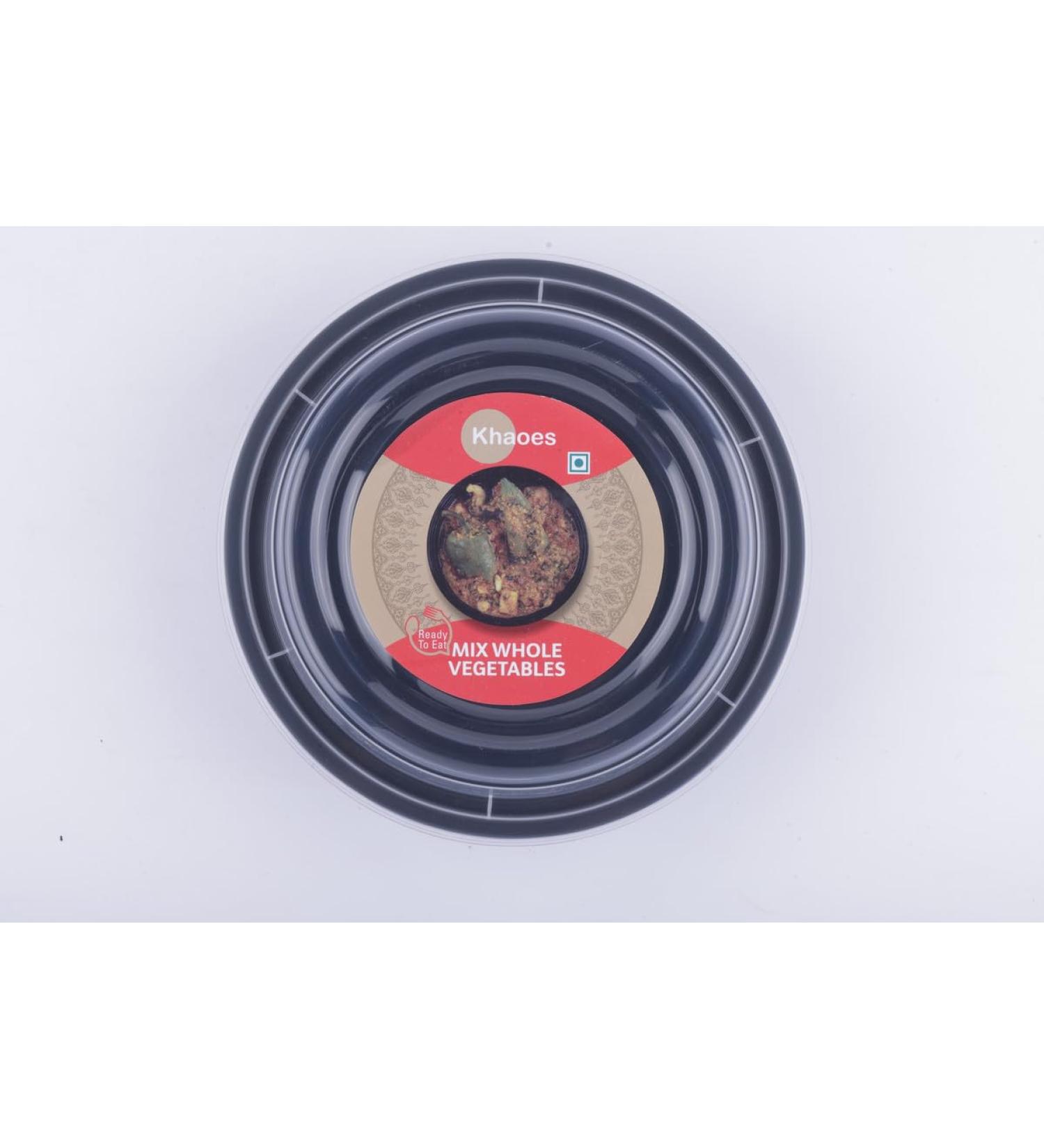 Khaoes Ready to Eat Mix Whole Vegetables Instant Mix Whole Vegetables with No Added Preservative and Colours (Item Weight : 81 gr Pack Of 1) - Buy Online on SooperMarket.com