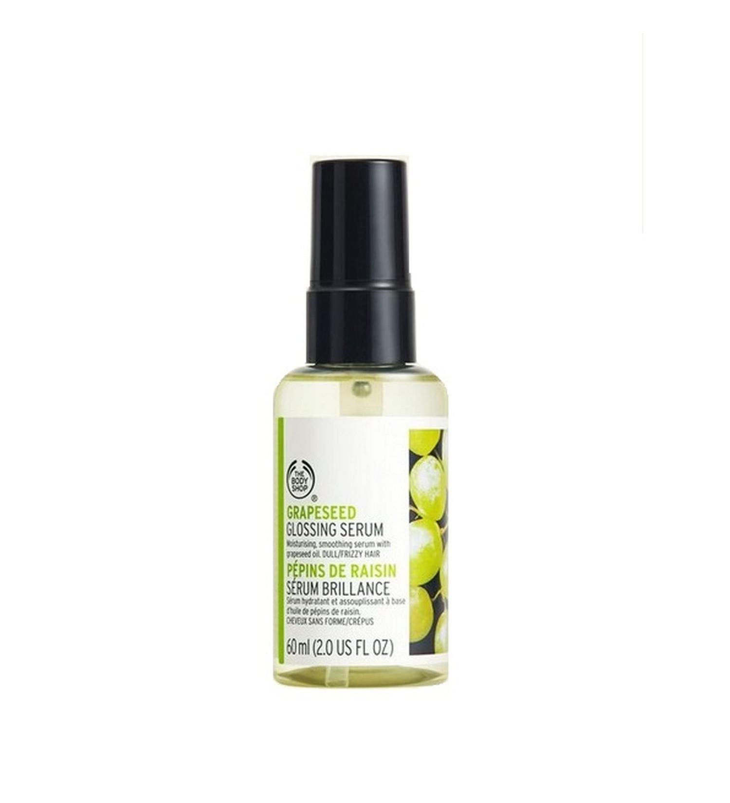The Body Shop Grapeseed Glossing Serum 2.5oz - Nourishing Hair Serum - Buy Online on SooperMarket.com