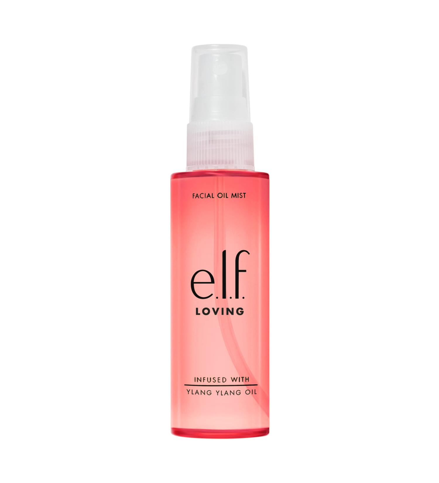 e.l.f. Loving Facial Oil Mist | Essential Oil-Infused Refreshing Facial Spray | Vegan & Cruelty-Free | Enhance Relaxed Mind & Loving Mood | 2.02 Fl Oz - Shop Now - Buy Online on SooperMarket.com
