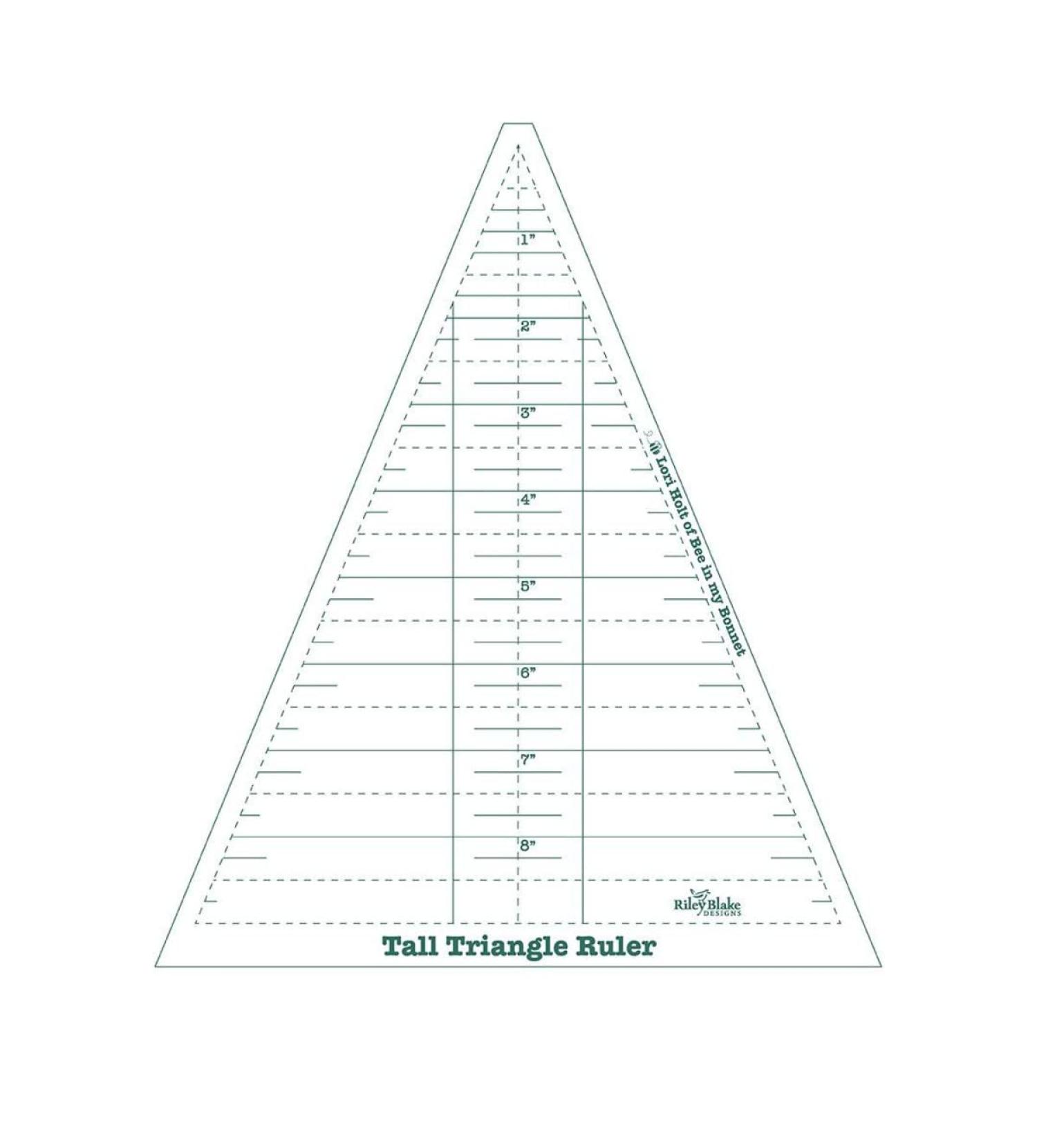 Riley Blake Design Tall Triangle Ruler by Lori Holt