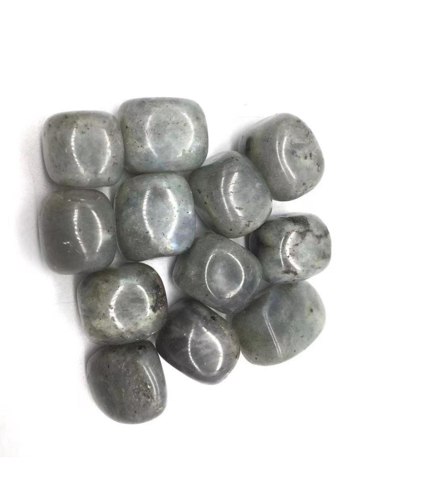 Natural Crystals and Stones 200g 18mm-25mm Polishing Labradorite Tumbled Gravel Stone for Decoration for Decoration FZUGEDRLI - Buy Online on SooperMarket.com