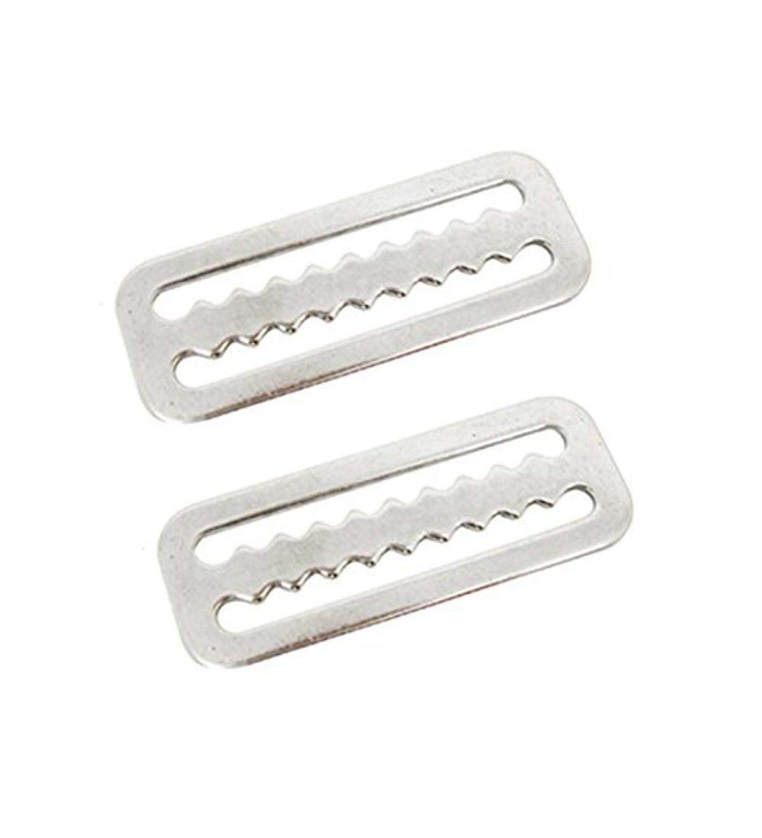 Scuba Choice Dive Dive Stainless Steel Webbing Weight Belt Keeper, Pair