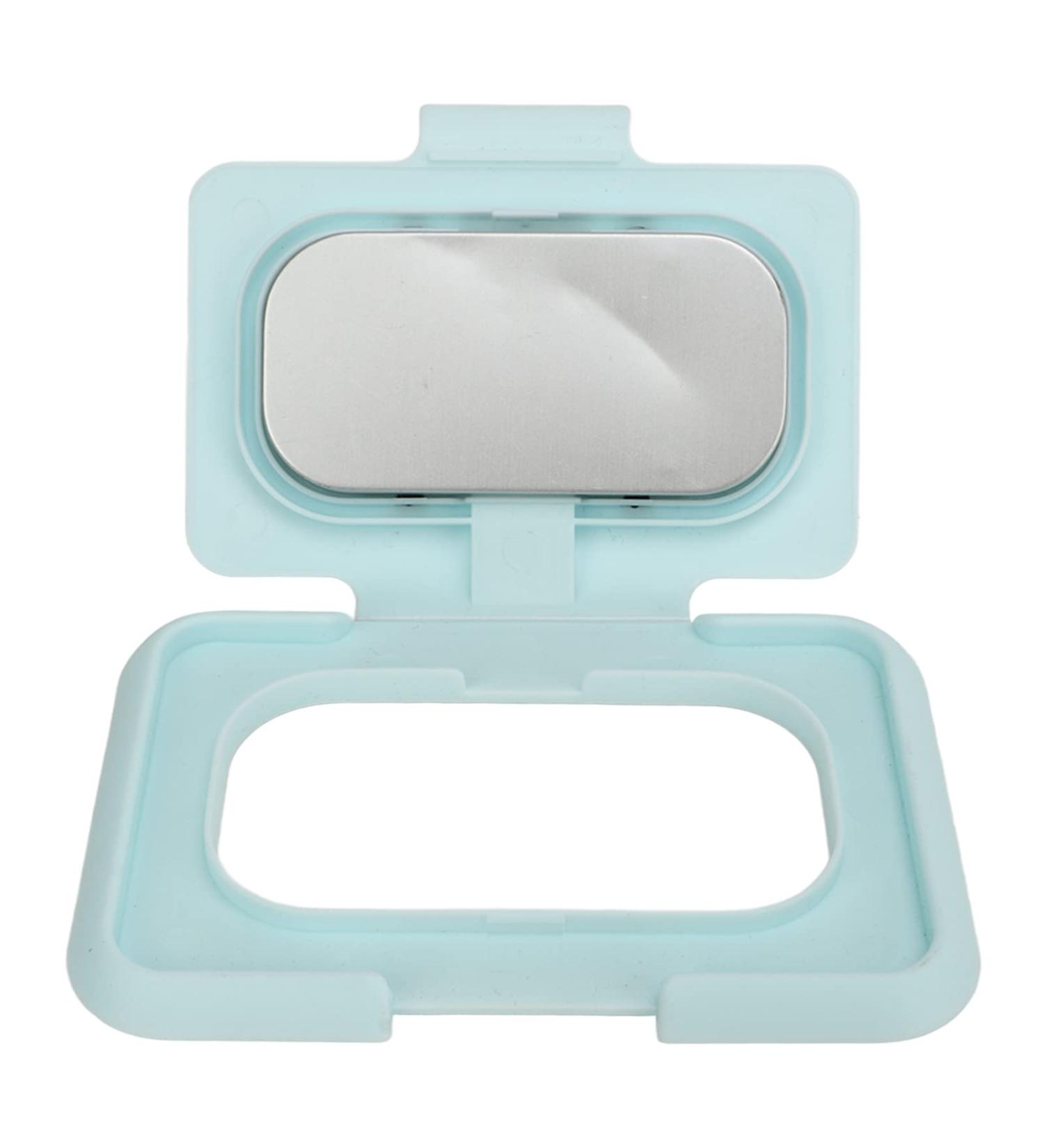 Portable Baby Wipe Warmer & Wet Cloth Dispenser - Keeps Baby Wipes Moist & Warm (Light Blue) - International Shipping - Buy Online on SooperMarket.com