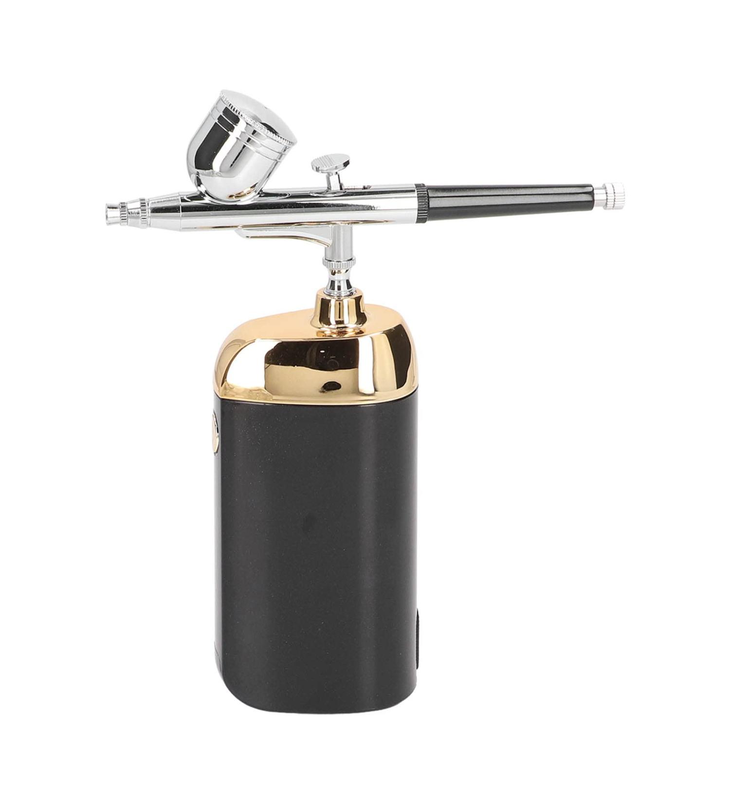 Cordless Handheld Oxygen Facial Portable Airbrush Fine Atomization USB Charging Multifunctional for Facial Beauty Art Painting Cake Decorating (Black) - Buy Online on SooperMarket.com
