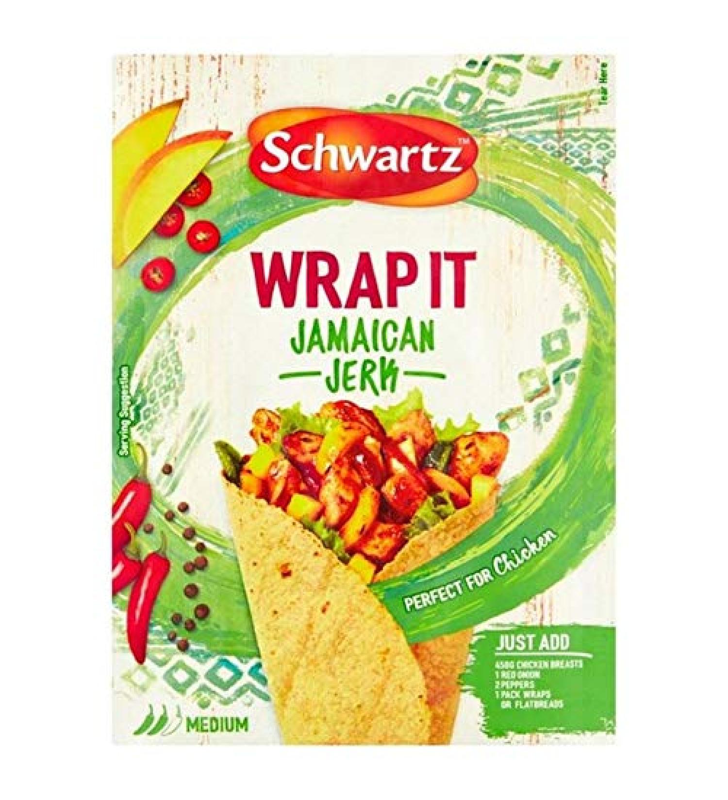 Schwartz Wrap It Jamaican Jerk 30g