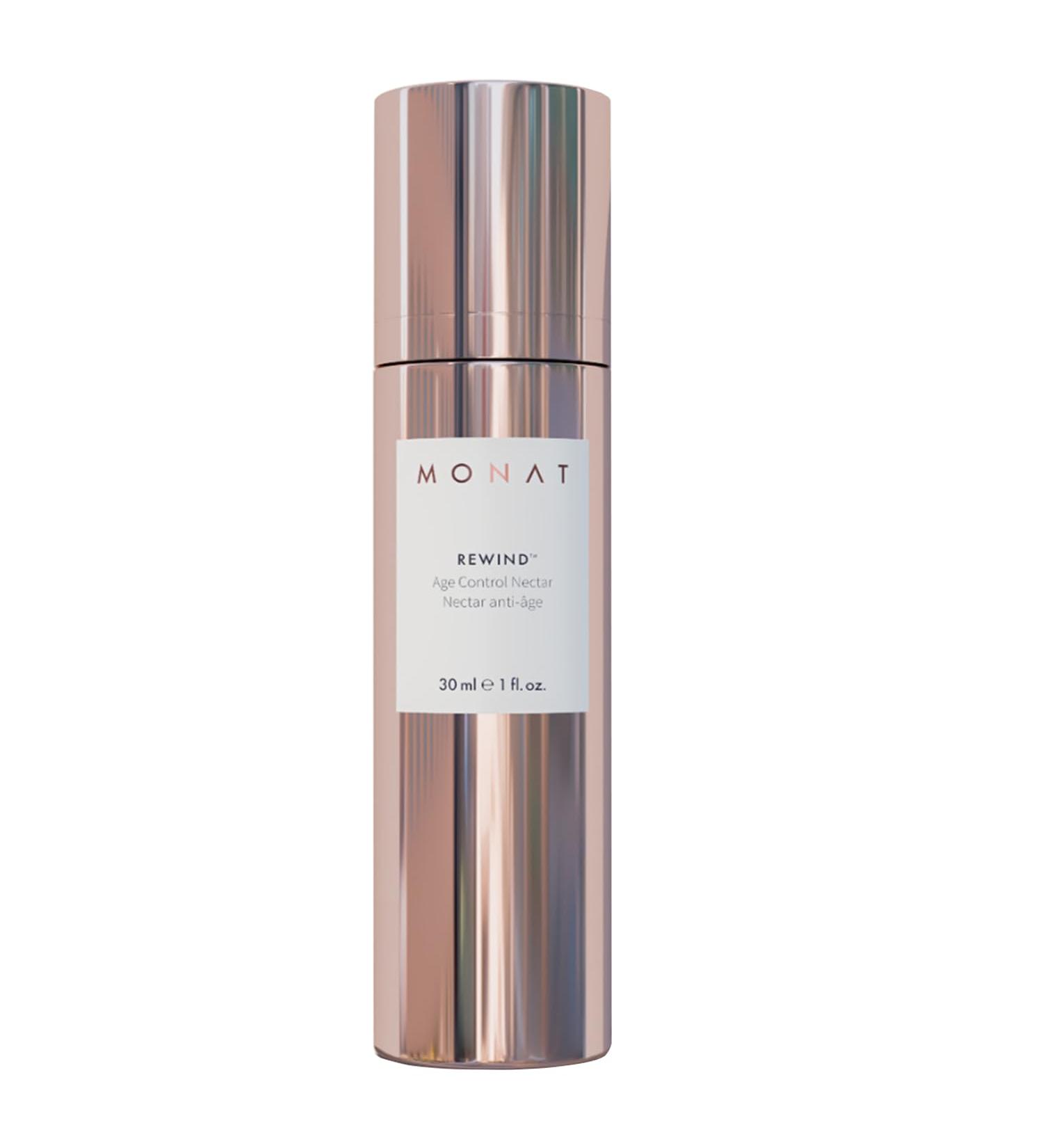 MONAT Rewind Age Control Nectar | Fast Absorbing Hydrating Serum | Anti-Aging Face Cream with AHA & Hyaluronic Acid - 30 ml - Buy Online on SooperMarket.com